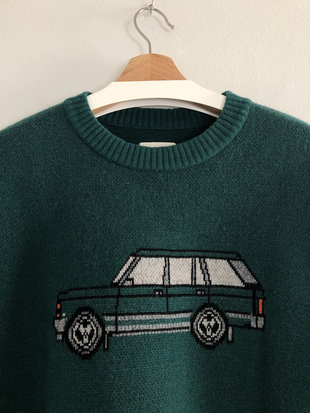 Aime Leon Dore Aime Leon Dore FW19 Range Rover Wool Sweater Knit Green XL Size US XL / EU 56 / 4 - 11 Thumbnail