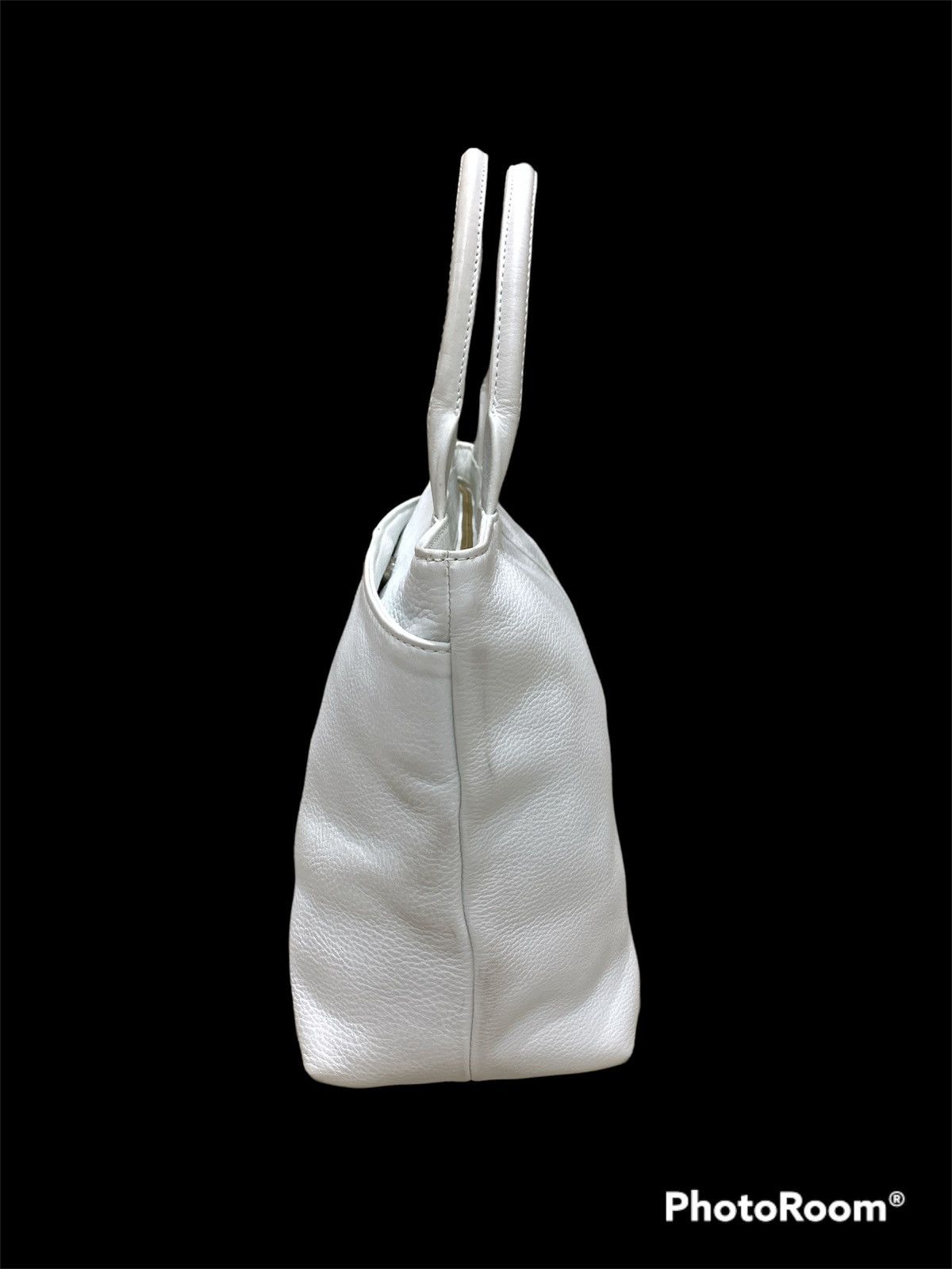Issey Miyake × Vintage MIYAKE DESIGN STUDIO OFF WHITE LEATHER SHOULDER BAG Size ONE SIZE - 4 Thumbnail