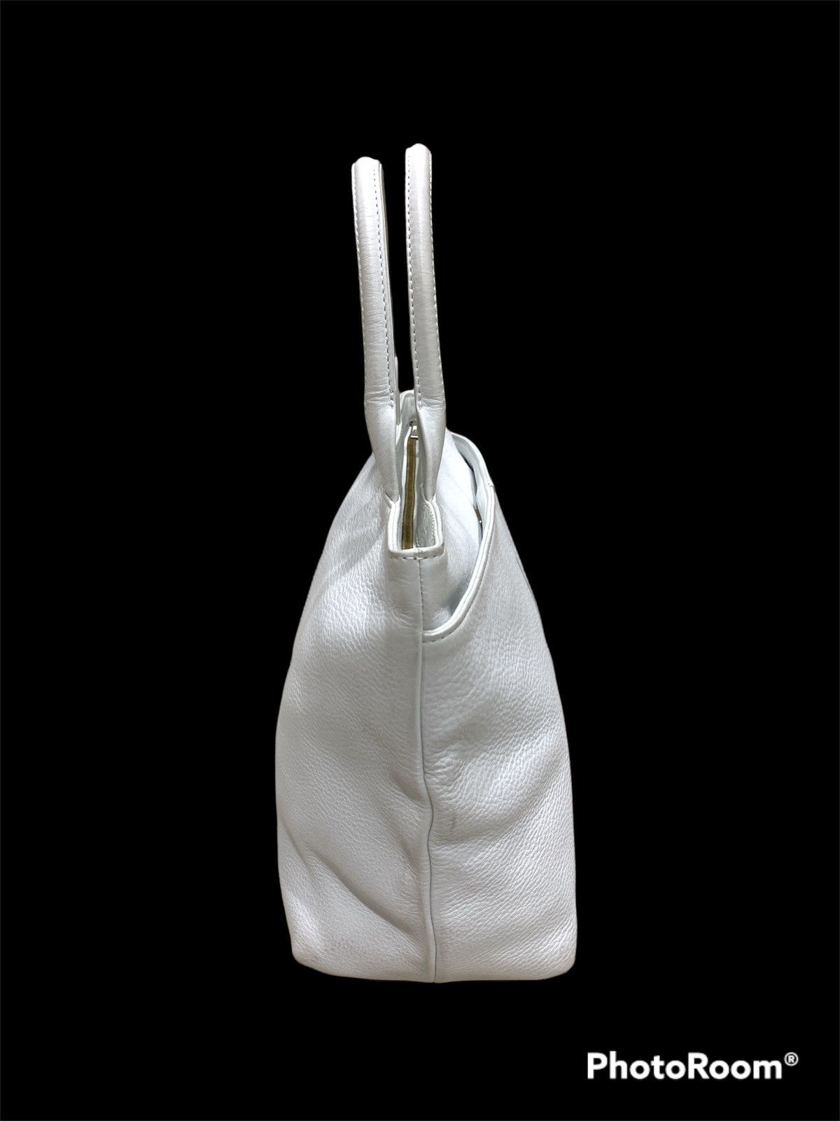Issey Miyake × Vintage MIYAKE DESIGN STUDIO OFF WHITE LEATHER SHOULDER BAG Size ONE SIZE - 3 Thumbnail