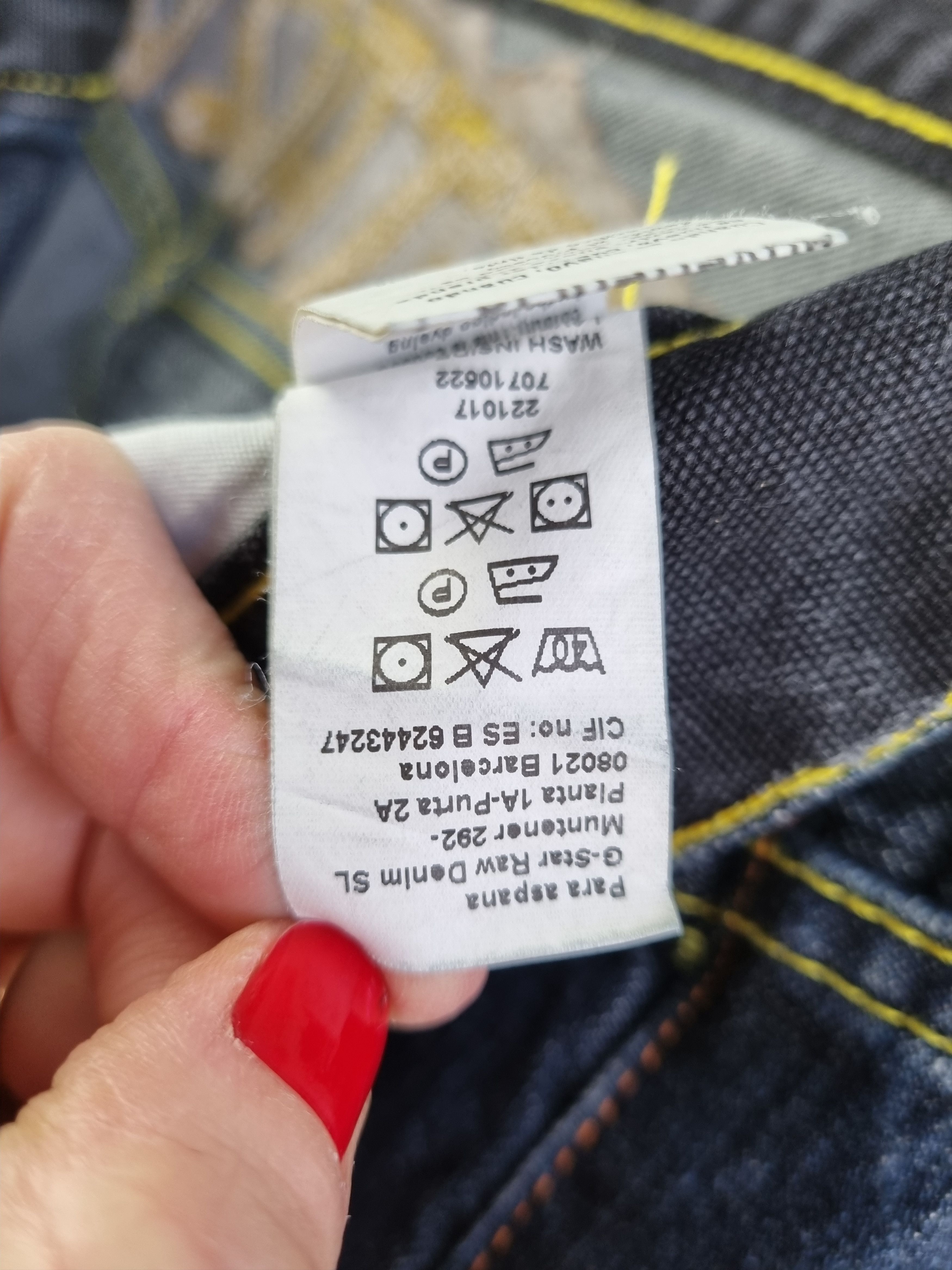 G-Star Rare Embroidered Big Logo Gstar Denim Jeans Size US 30 / EU 46 - 9 Thumbnail
