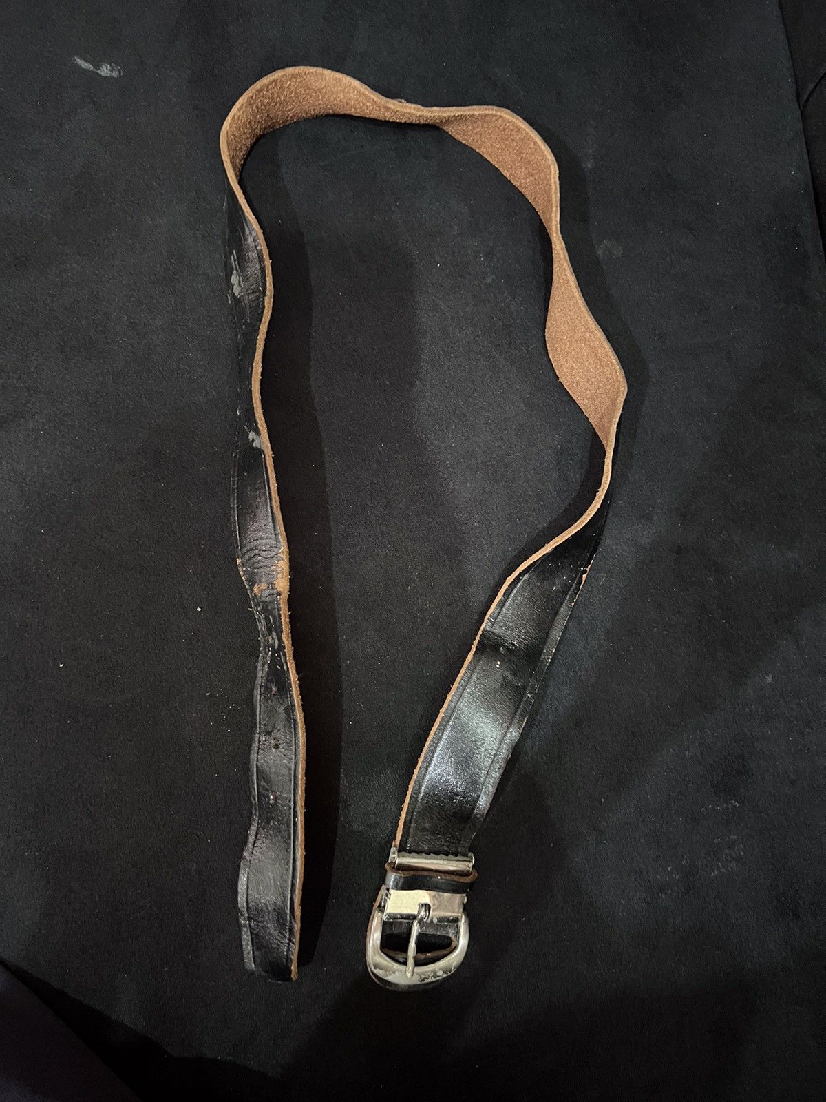 Vintage Rawlings Leather Buckle Belt Size ONE SIZE - 8 Thumbnail