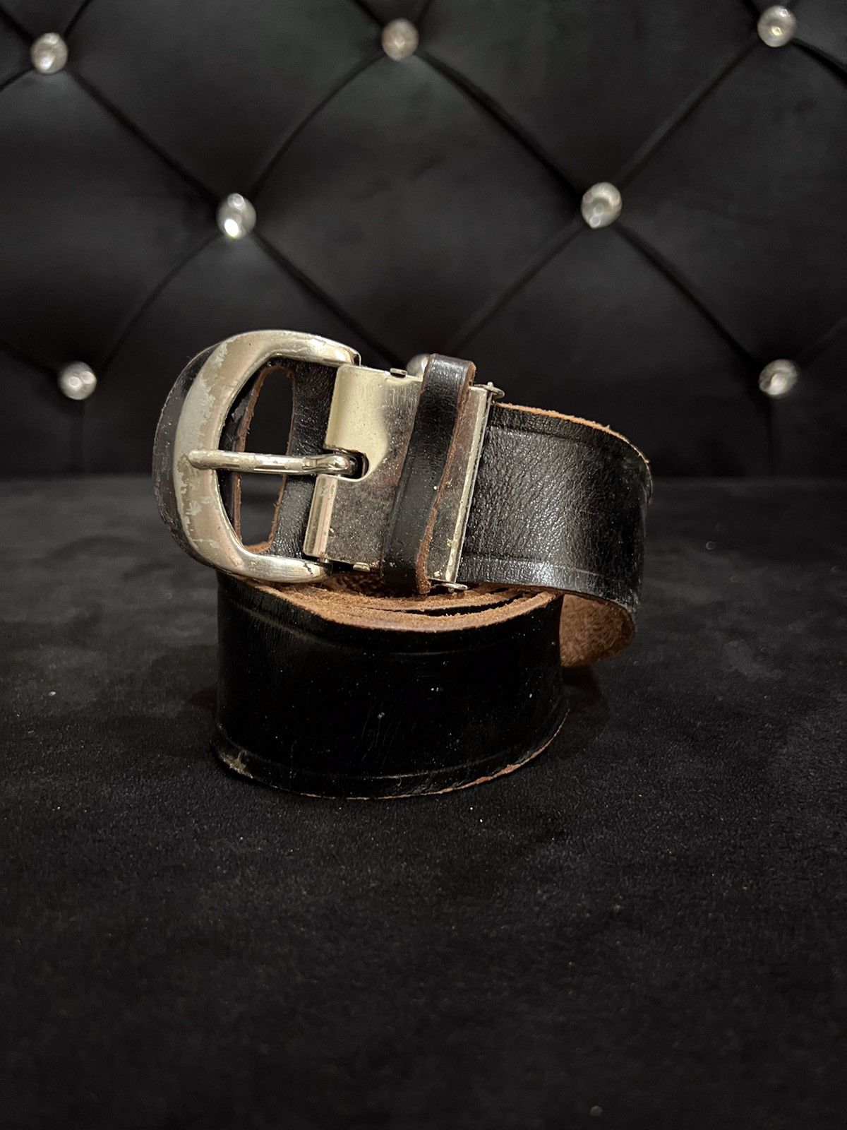 Vintage Rawlings Leather Buckle Belt Size ONE SIZE - 2 Thumbnail