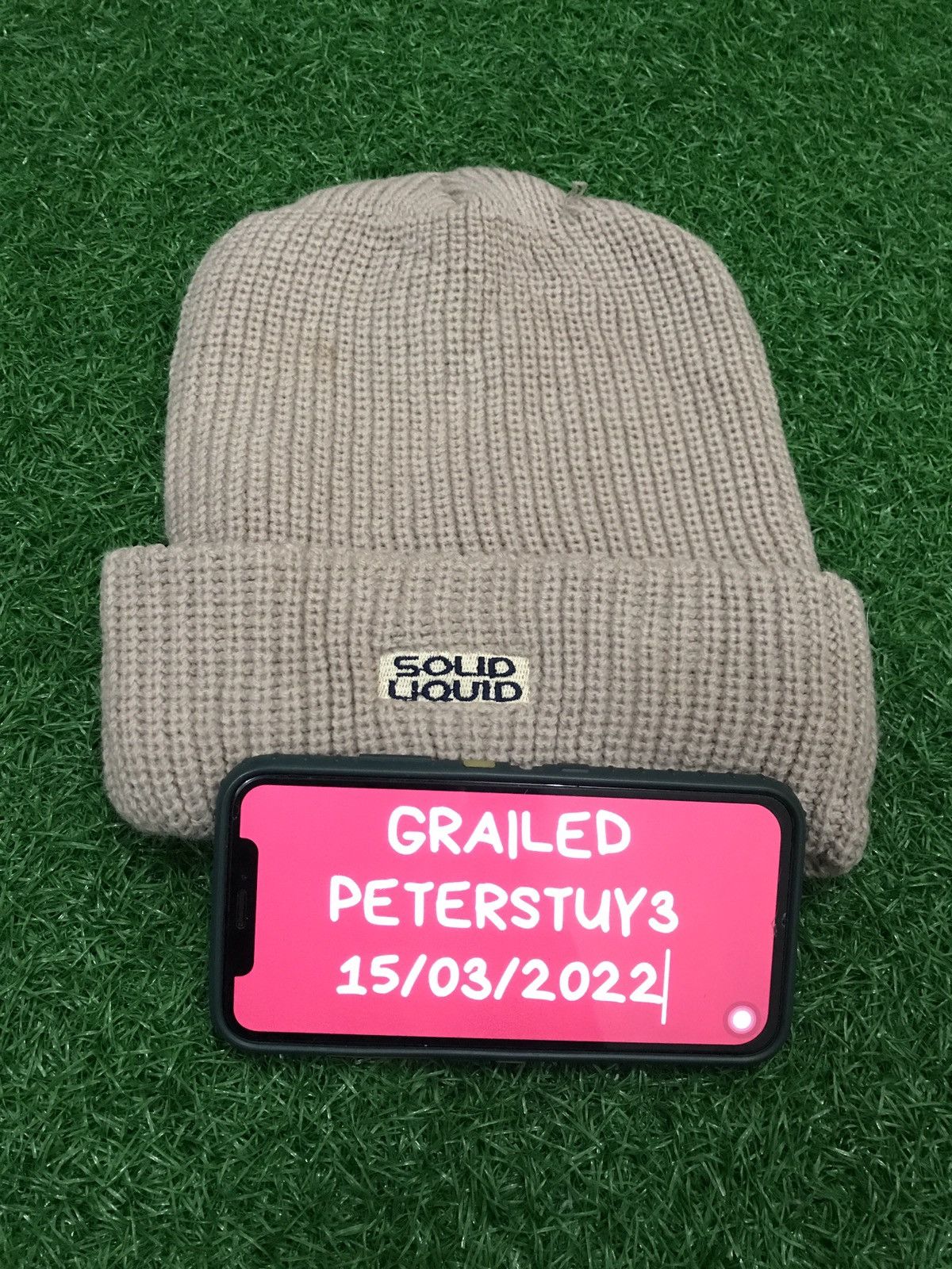 Japanese Brand Solid liquid knit beanie Size ONE SIZE - 5 Thumbnail