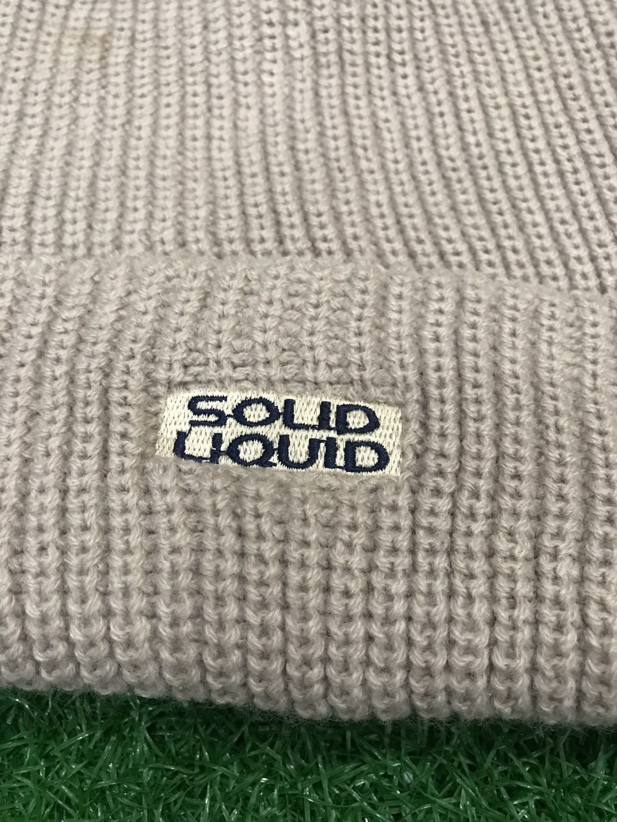Japanese Brand Solid liquid knit beanie Size ONE SIZE - 3 Thumbnail