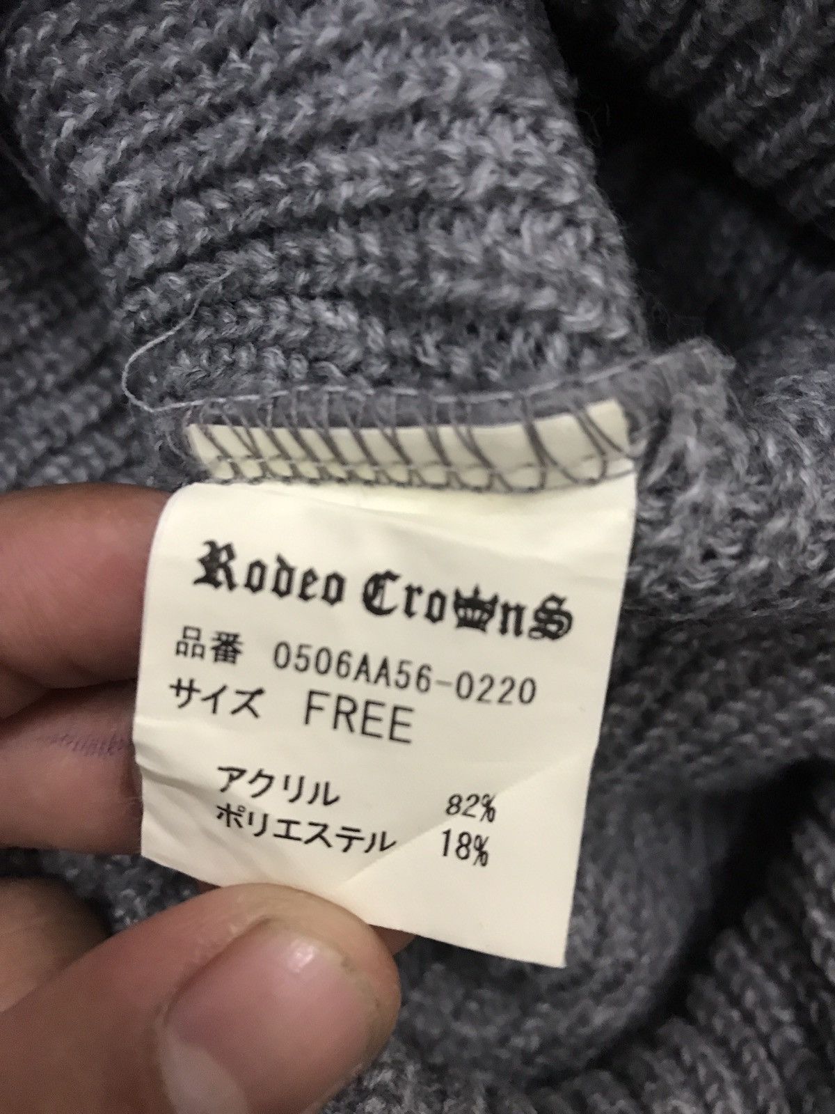 Japanese Brand Rodeo crowns knit beanie Size ONE SIZE - 4 Thumbnail
