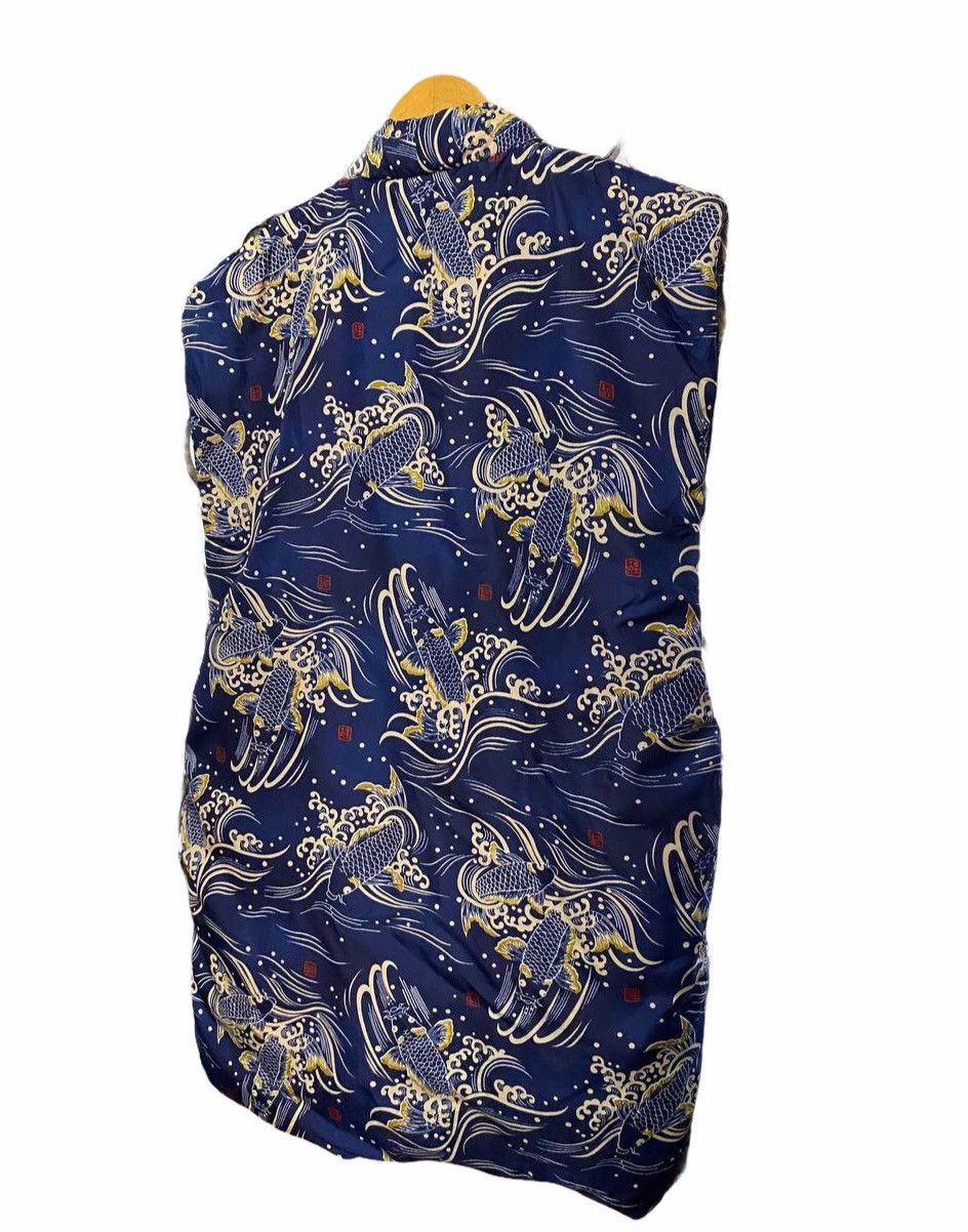 Japanese Brand VINTAGE SLEVELESS KOI FISH FULLPRINT Size US S / EU 44-46 / 1 - 1 Thumbnail