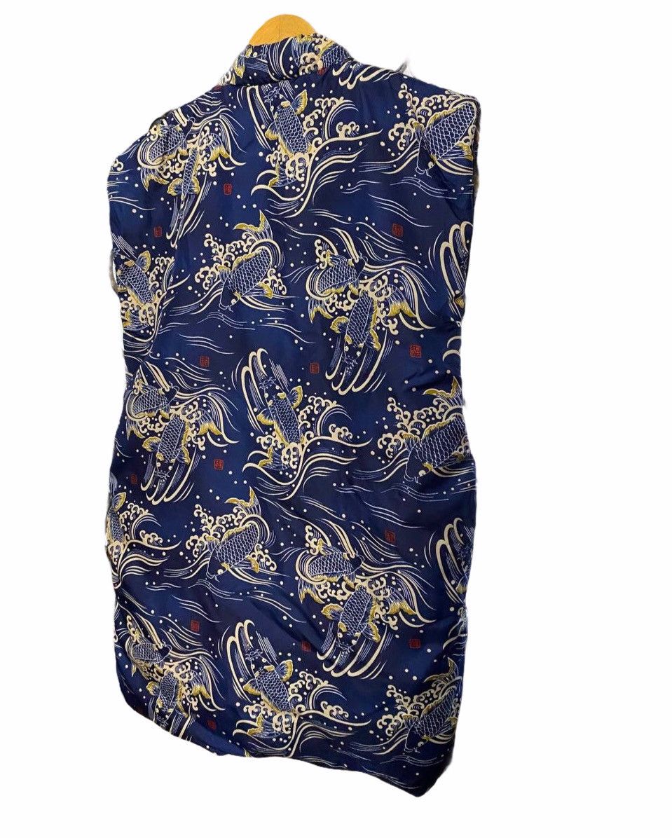 Japanese Brand VINTAGE SLEVELESS KOI FISH FULLPRINT Size US S / EU 44-46 / 1 - 2 Thumbnail