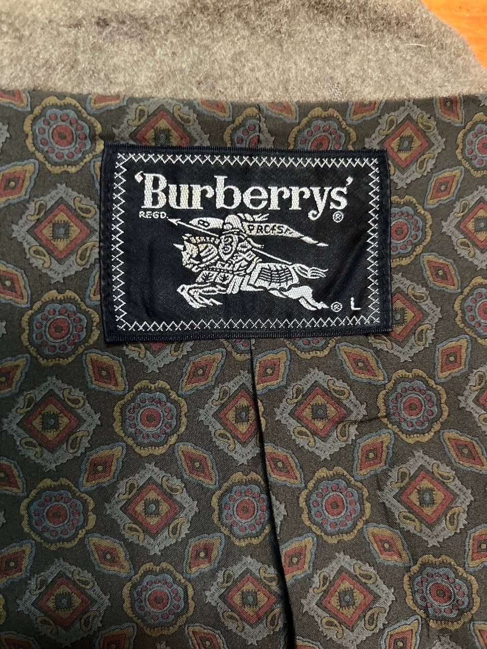 Burberry VINTAGE BURBERRY WOOL SHAWL COLLAR JACKET Size US L / EU 52-54 / 3 - 12 Thumbnail