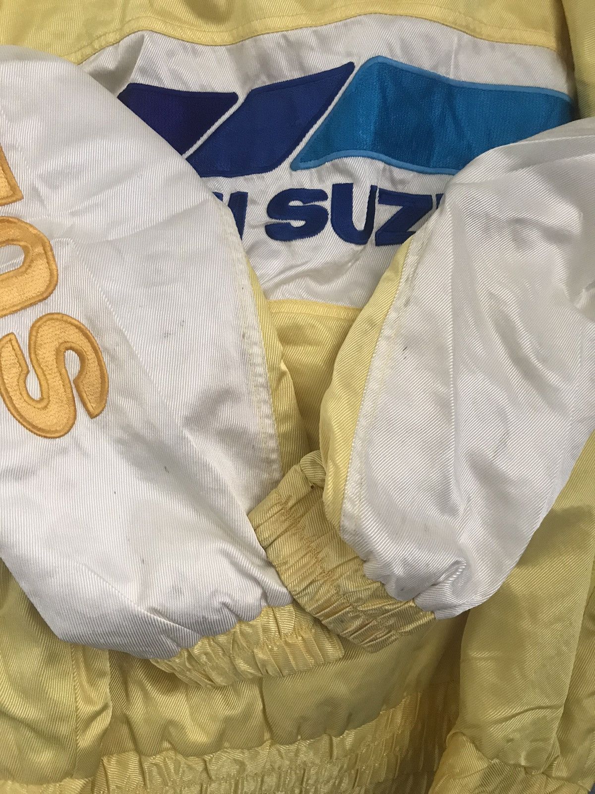 Vintage Vintage 80s SUZUKI TEAM RACING Windbreaker Jacket Size US L / EU 52-54 / 3 - 6 Thumbnail