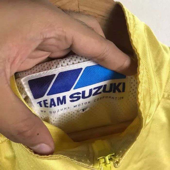 Vintage Vintage 80s SUZUKI TEAM RACING Windbreaker Jacket Size US L / EU 52-54 / 3 - 5 Thumbnail