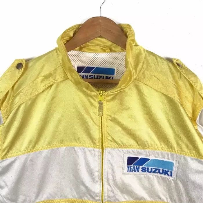 Vintage Vintage 80s SUZUKI TEAM RACING Windbreaker Jacket Size US L / EU 52-54 / 3 - 4 Thumbnail