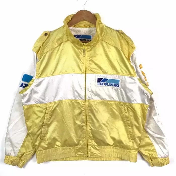 Vintage Vintage 80s SUZUKI TEAM RACING Windbreaker Jacket Size US L / EU 52-54 / 3 - 2 Thumbnail