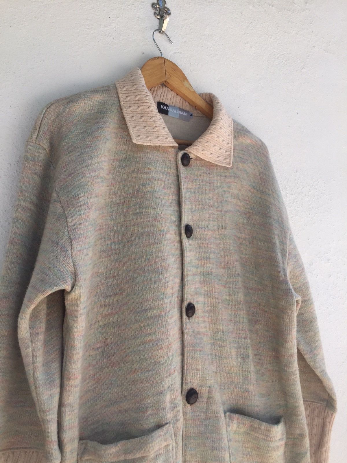 Japanese Brand 💥 LEGENDARY DESIGNER💥 KANSAI MAN BUTTON DOWN JACKET Size US M / EU 48-50 / 2 - 4 Thumbnail