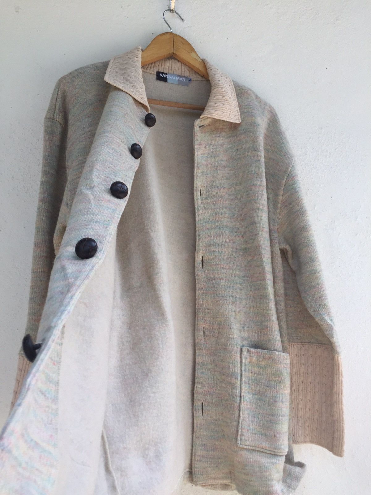 Japanese Brand 💥 LEGENDARY DESIGNER💥 KANSAI MAN BUTTON DOWN JACKET Size US M / EU 48-50 / 2 - 6 Thumbnail