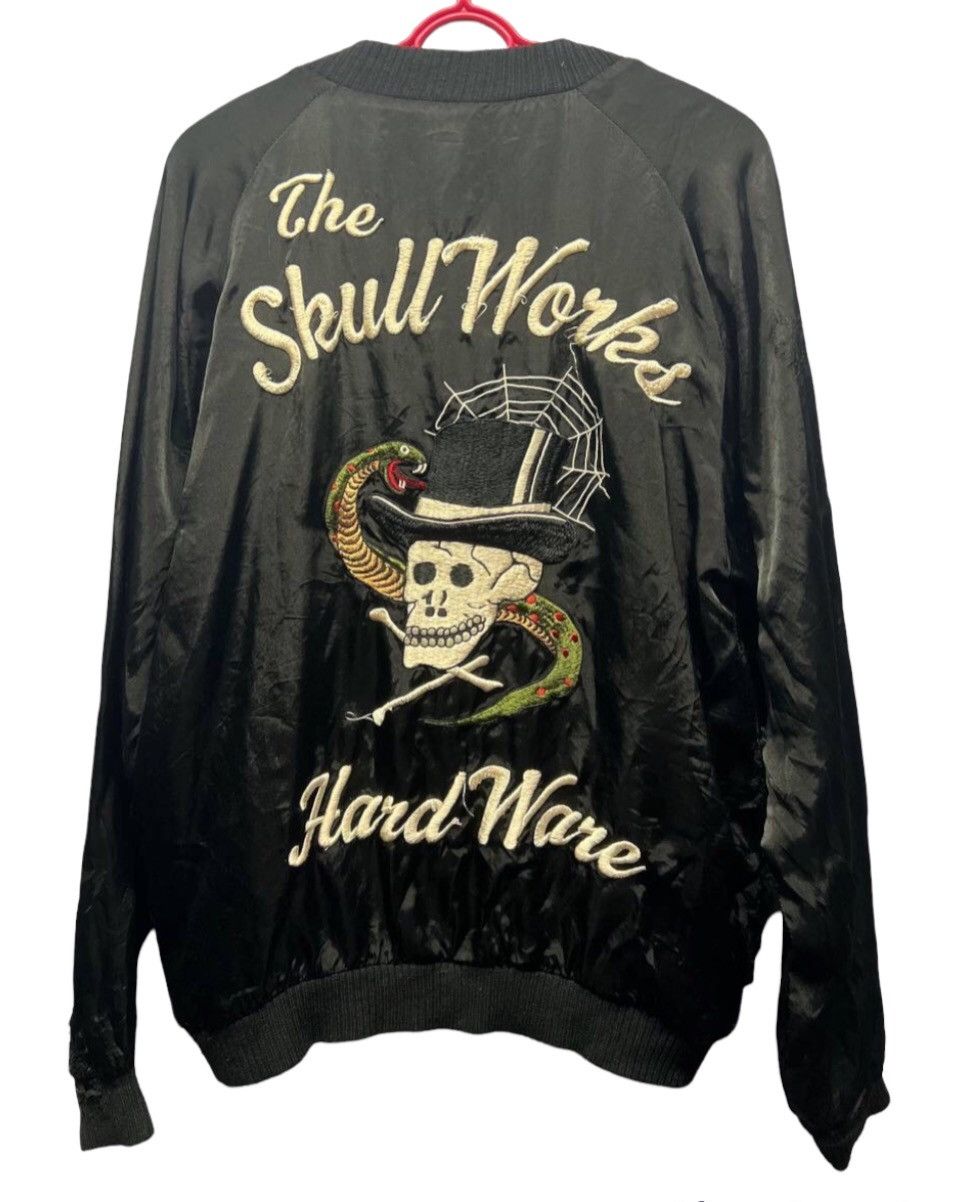 【希少】JACK ROSE × SKULL WORKSレーヨン100%スカジャン 希少】JACK ROSE × SKULL WORKSレーヨン100%スカジャン 希少】JACK