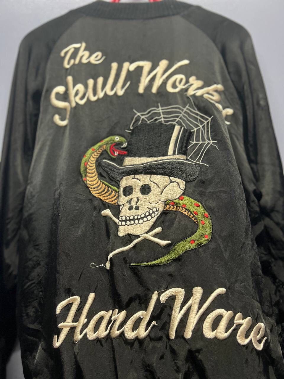 JACKROSE ☠️JACK ROSE SKULL WORKS HARD WAVE EMBROIDERED Size US L / EU 52-54 / 3 - 4 Thumbnail