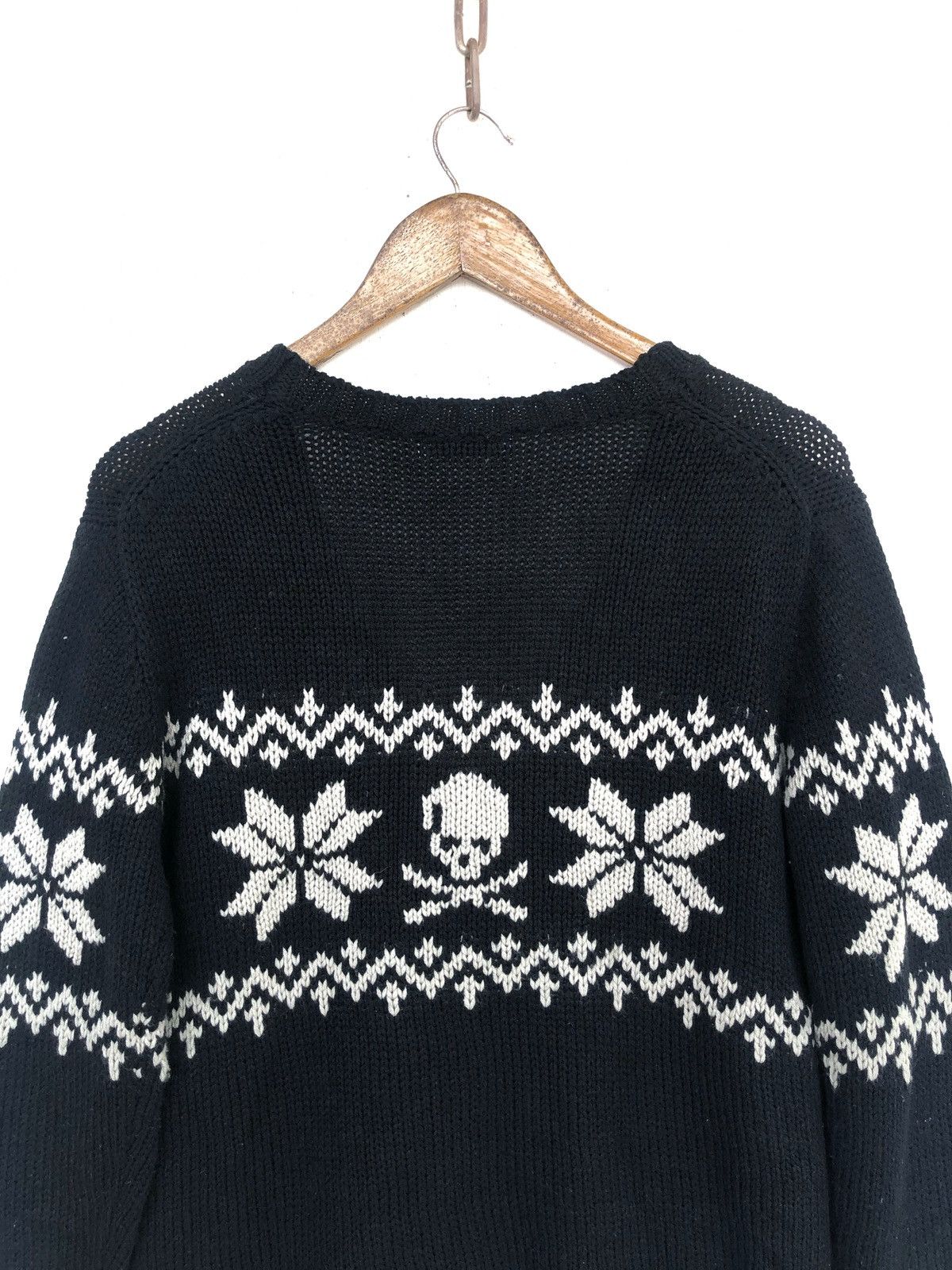Maharishi GRAIL🔥Nano Universe 🇯🇵 Hand Knit Kurt Cardigan Size US M / EU 48-50 / 2 - 7 Thumbnail