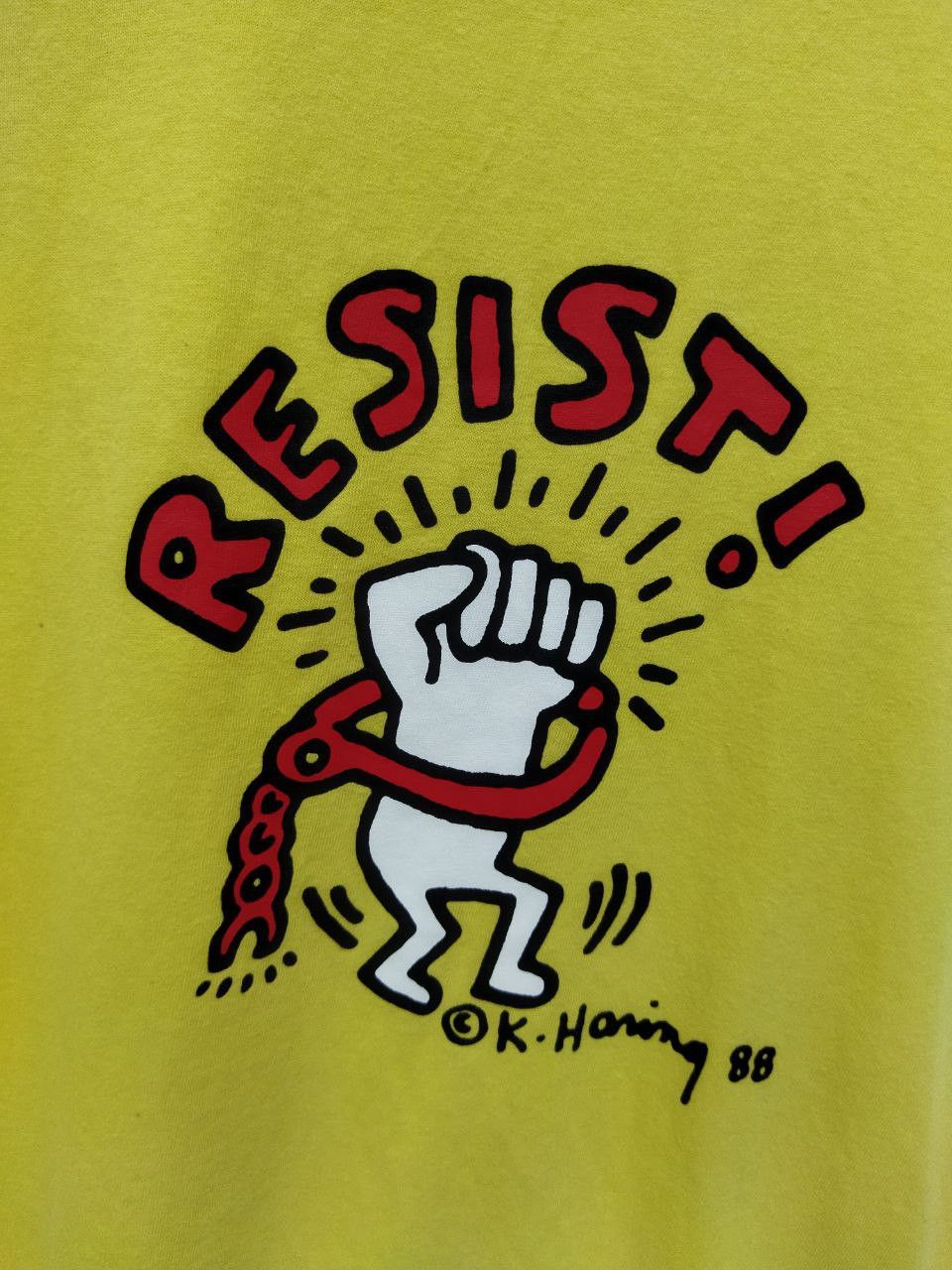 Keith Haring Vintage KEITH HARING x UNIQLO Resist Tshirt Size US XL / EU 56 / 4 - 5 Thumbnail