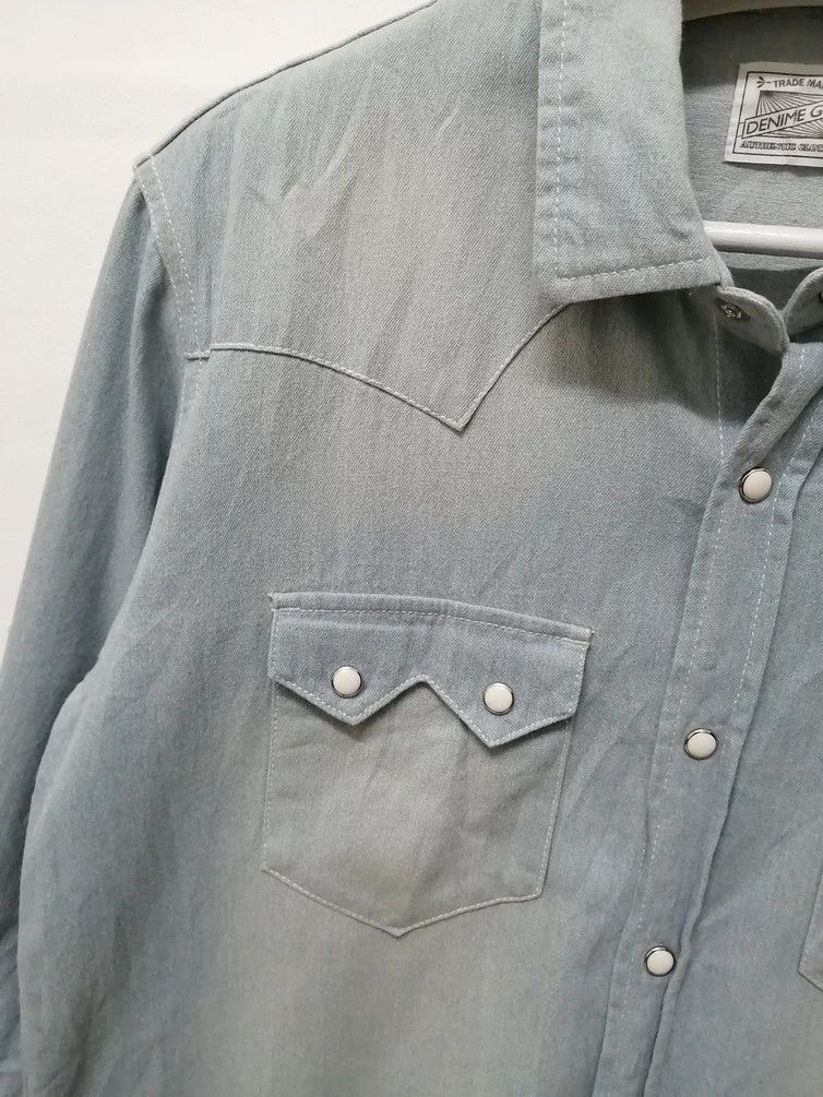 Denime Japanese Brand DENIME Denim Shirt Size US L / EU 52-54 / 3 - 4 Thumbnail