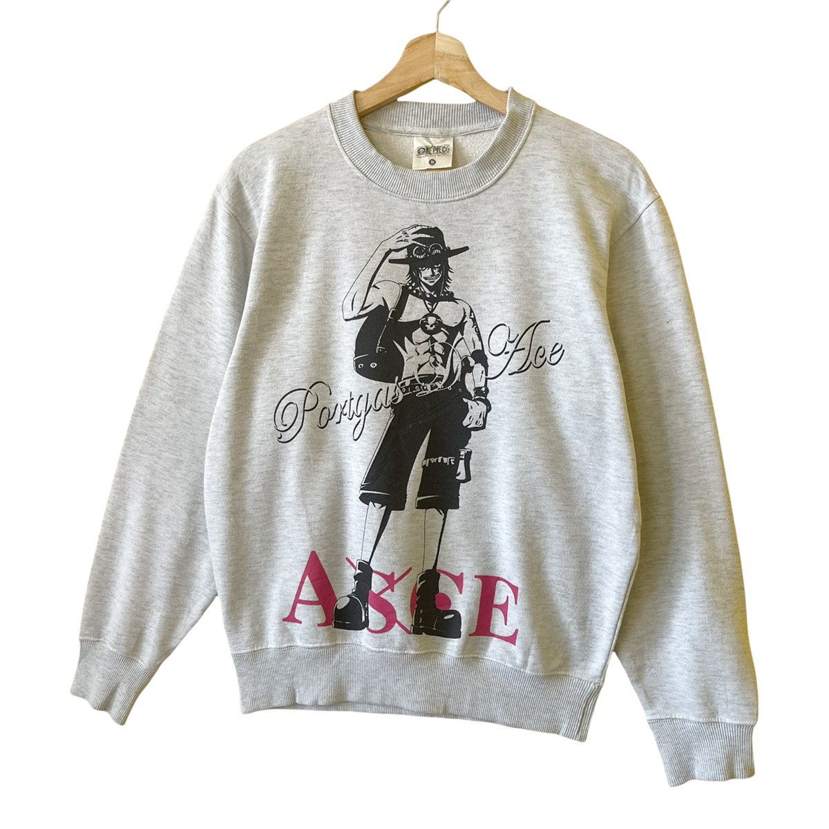 Anime Vintage One Piece Big Logo Crewneck Sweatshirt Size M Size US M / EU 48-50 / 2 - 3 Thumbnail