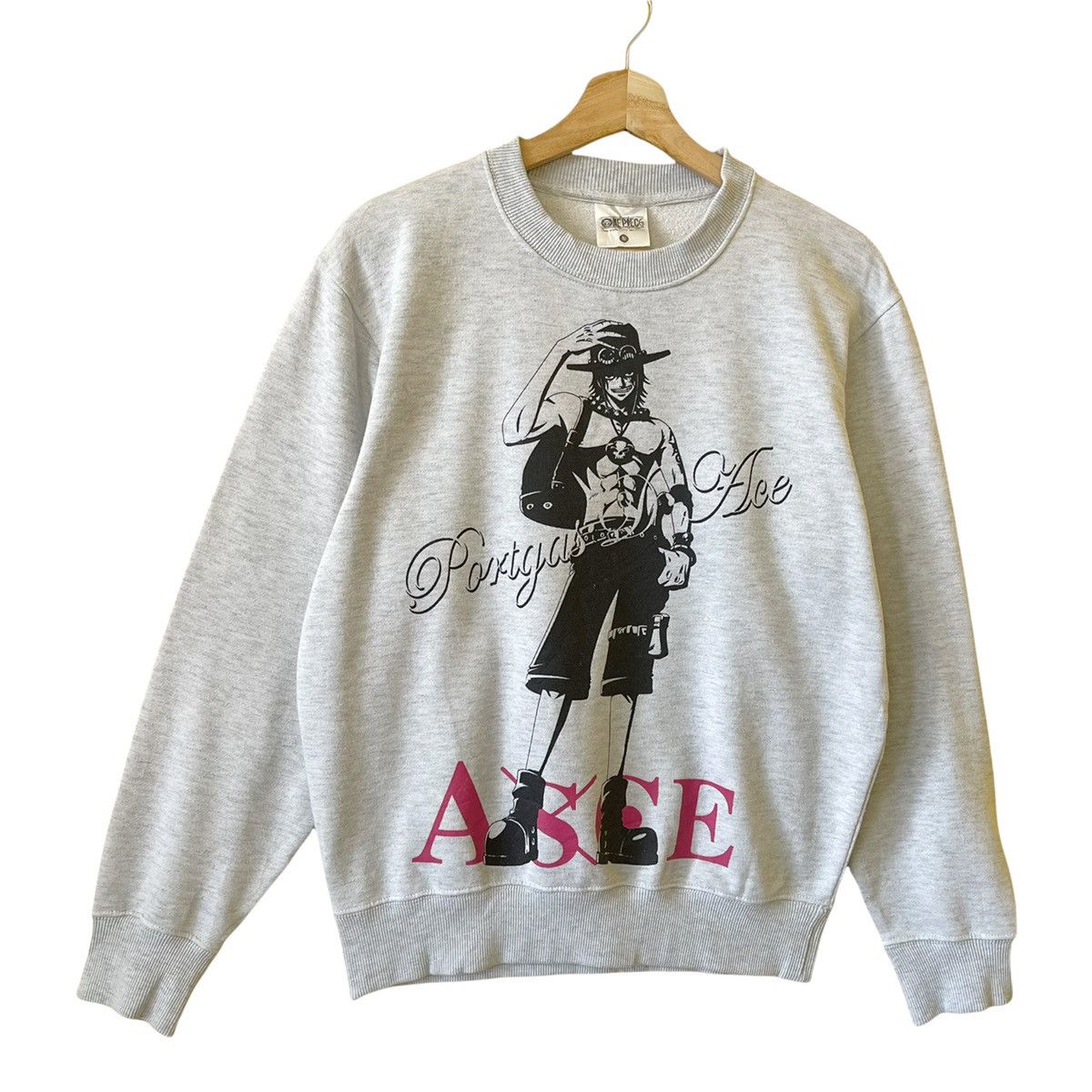 Anime Vintage One Piece Big Logo Crewneck Sweatshirt Size M Size US M / EU 48-50 / 2 - 2 Thumbnail