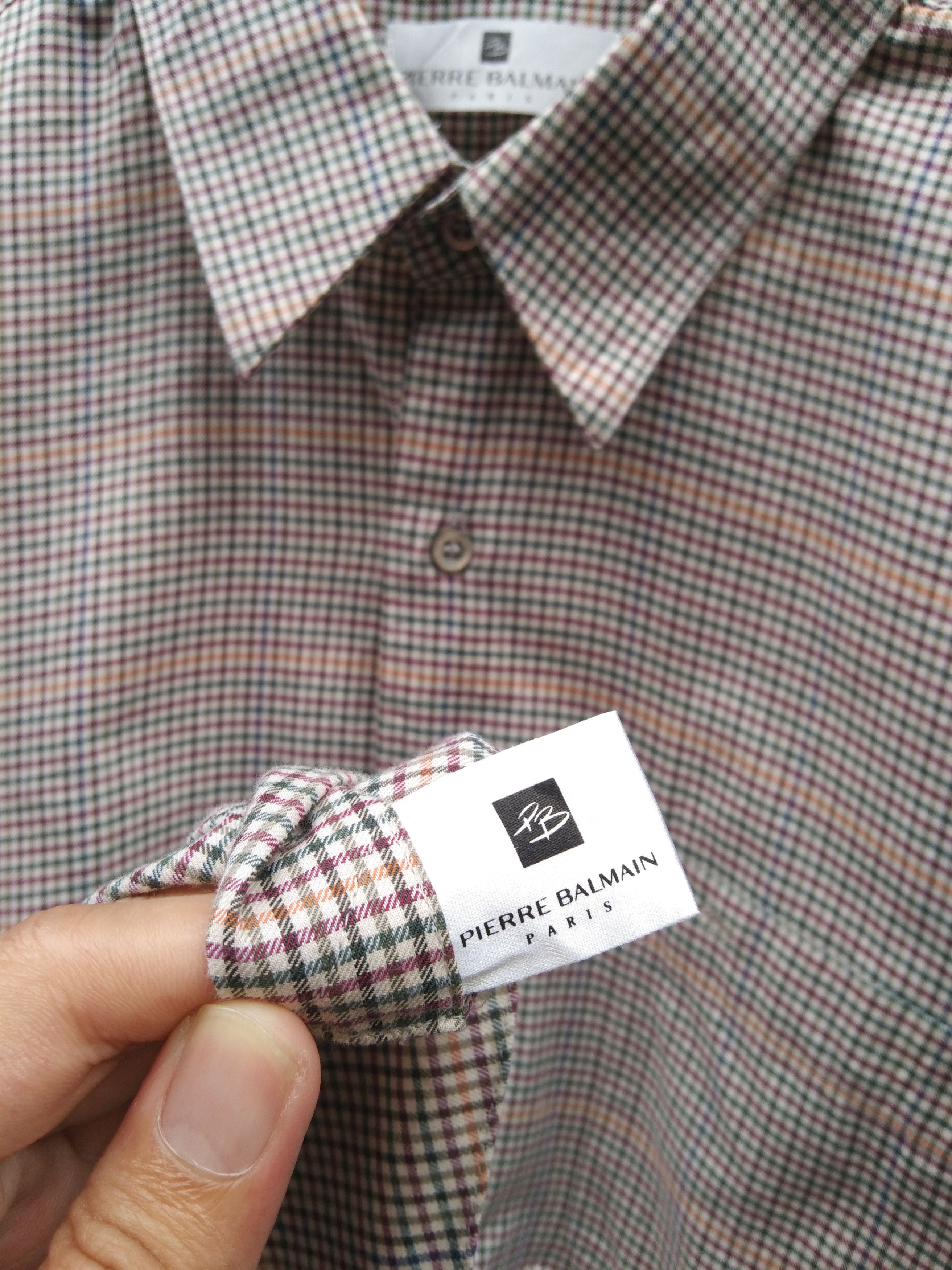 Pierre Balmain × Vintage Pierre Balmain Button Up Shirt Size US L / EU 52-54 / 3 - 5 Thumbnail