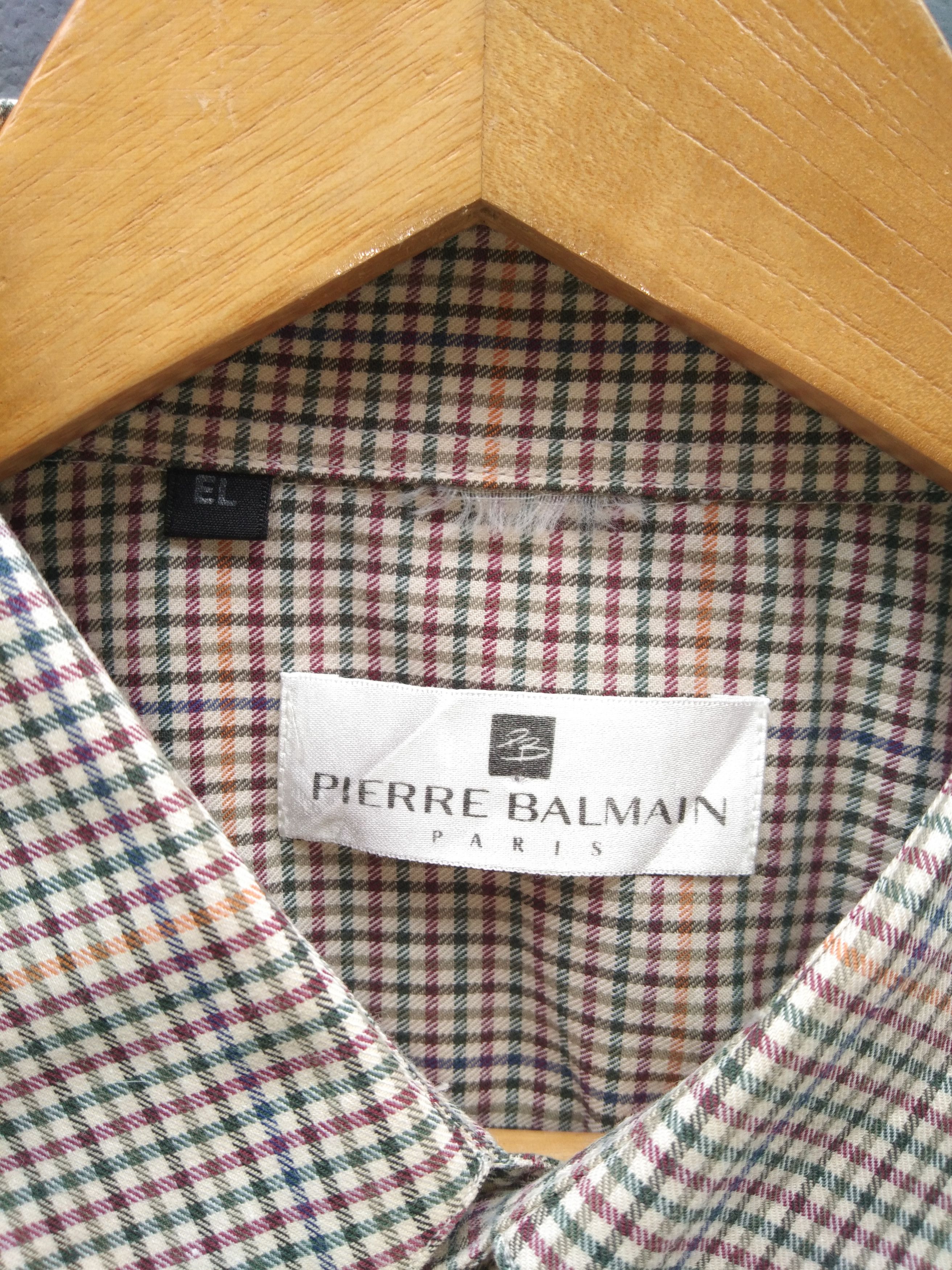 Pierre Balmain × Vintage Pierre Balmain Button Up Shirt Size US L / EU 52-54 / 3 - 6 Thumbnail