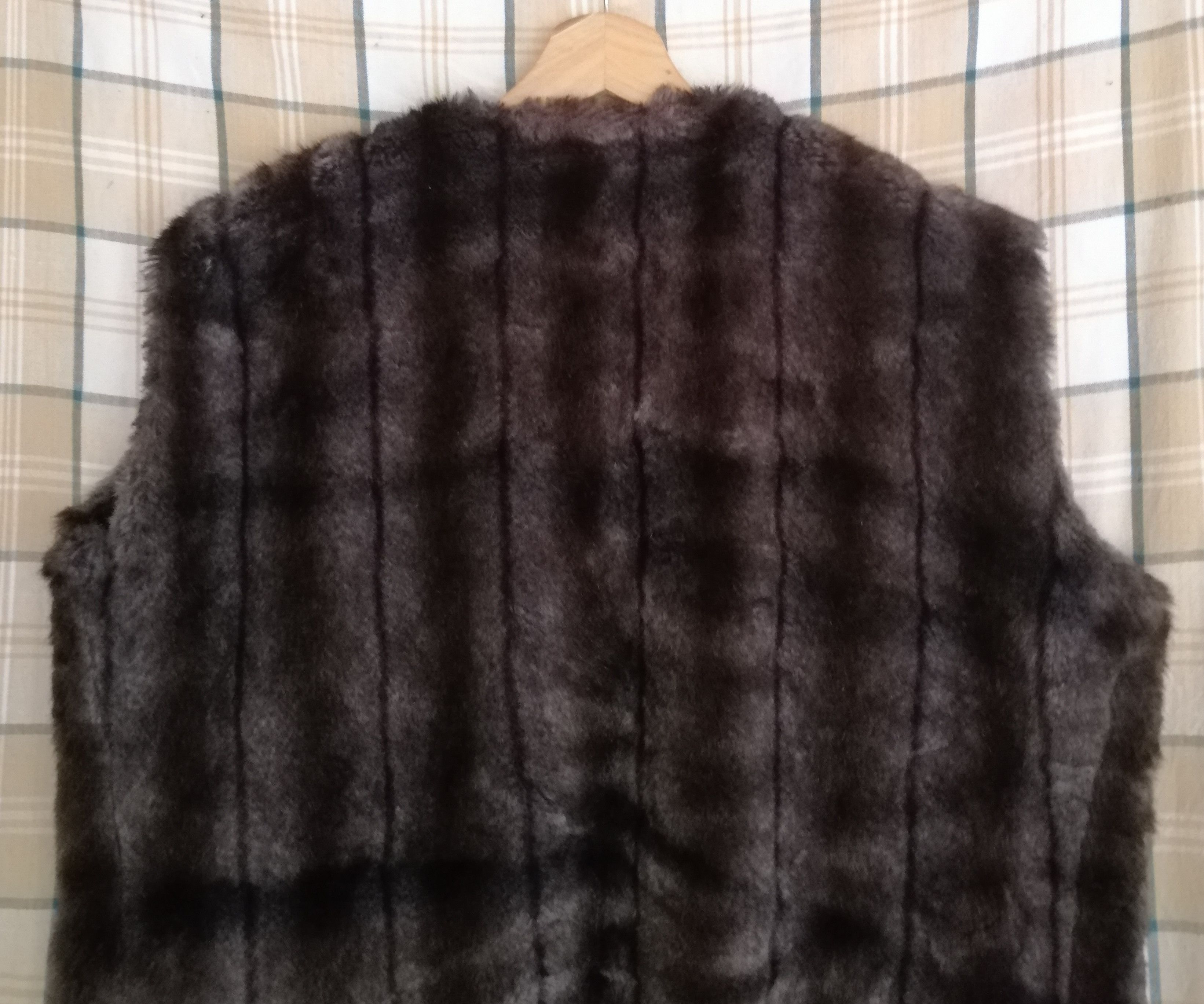 Fashion Victim Vintage Sleeveless Faux Fur Vest Jacket Size ONE SIZE - 6 Thumbnail