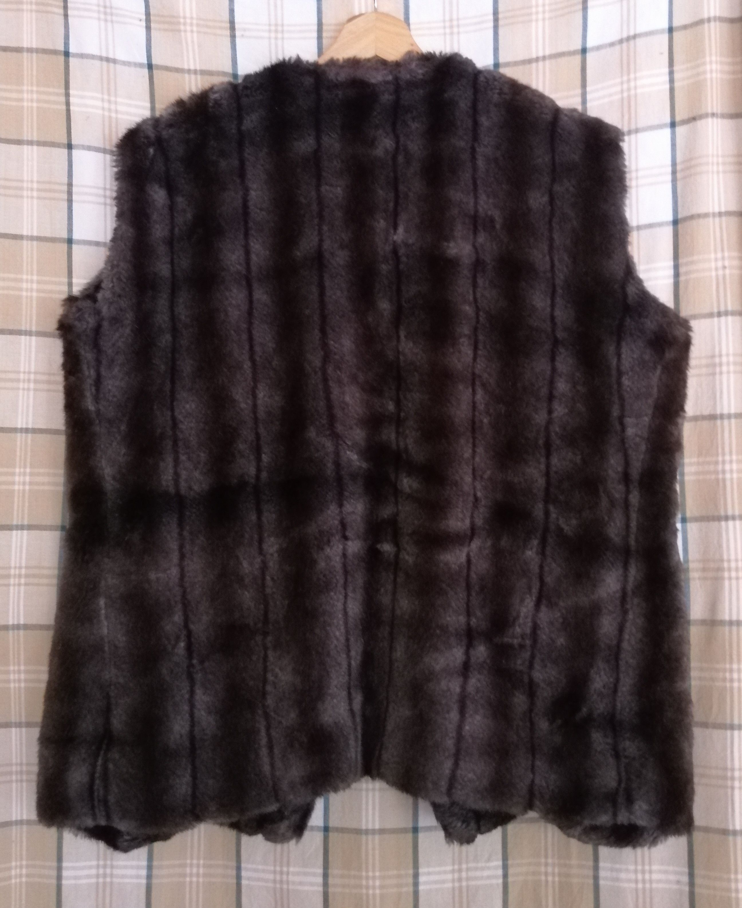Fashion Victim Vintage Sleeveless Faux Fur Vest Jacket Size ONE SIZE - 5 Thumbnail