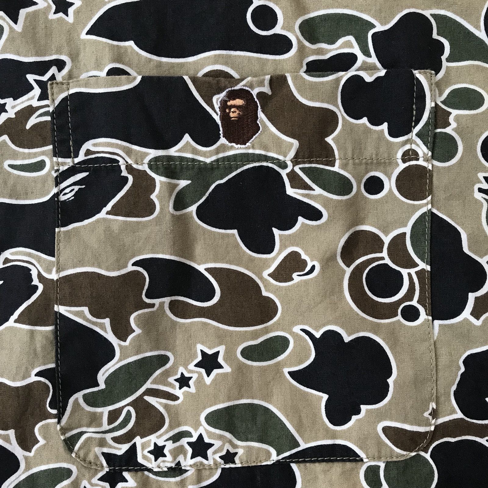 Bape Bape Camo Button Up Shirt Size US M / EU 48-50 / 2 - 2 Thumbnail