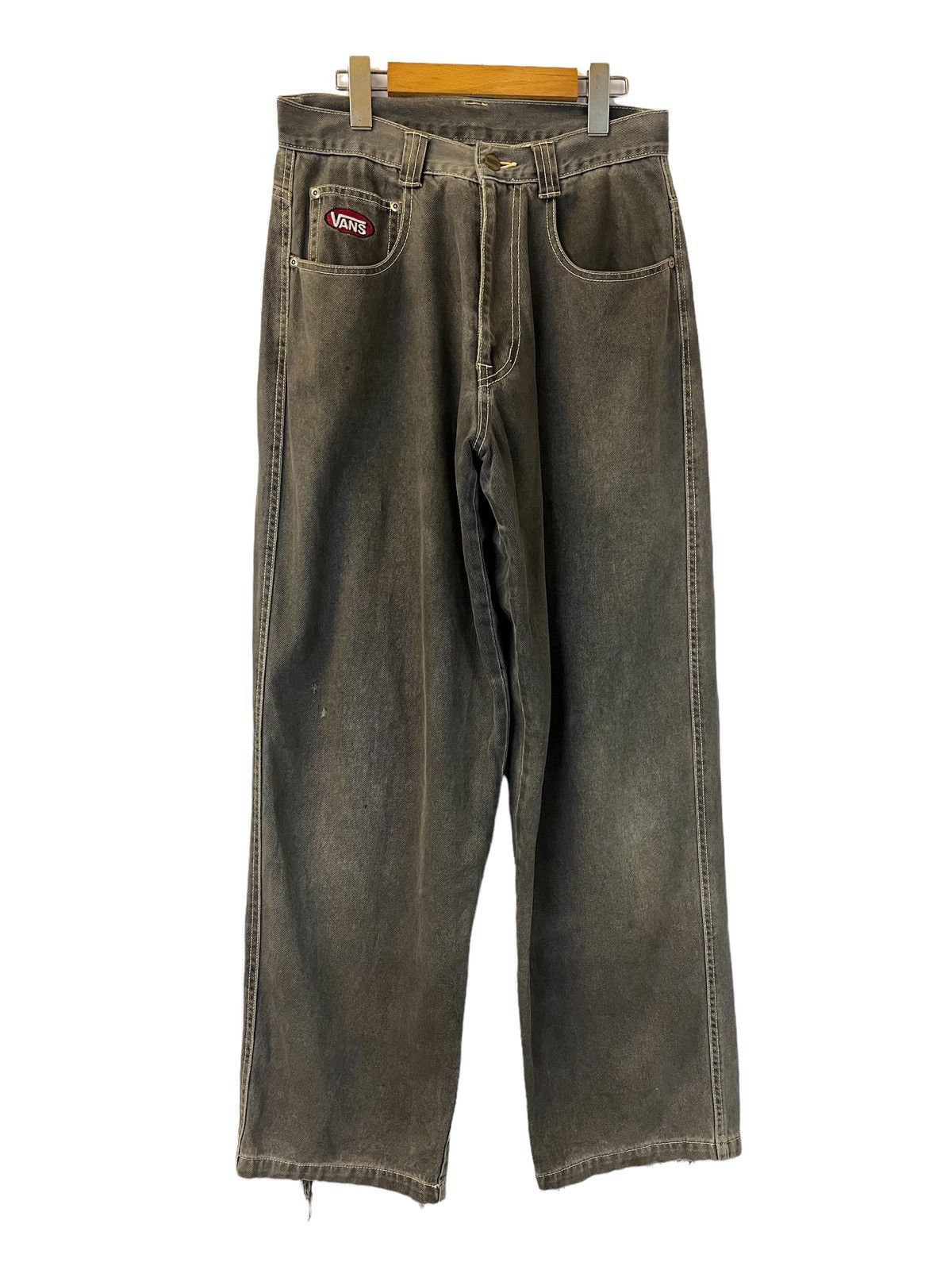 Vans Vintage 90's Vans Skateboard Baggy Jeans Size US 29 - 1 Thumbnail