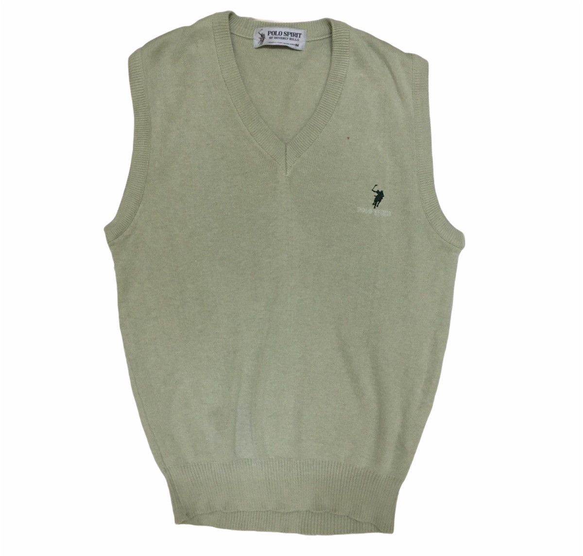 Other Polo Spirit V Neck Knit Vest Made in Japan Size US S / EU 44-46 / 1 - 1 Thumbnail