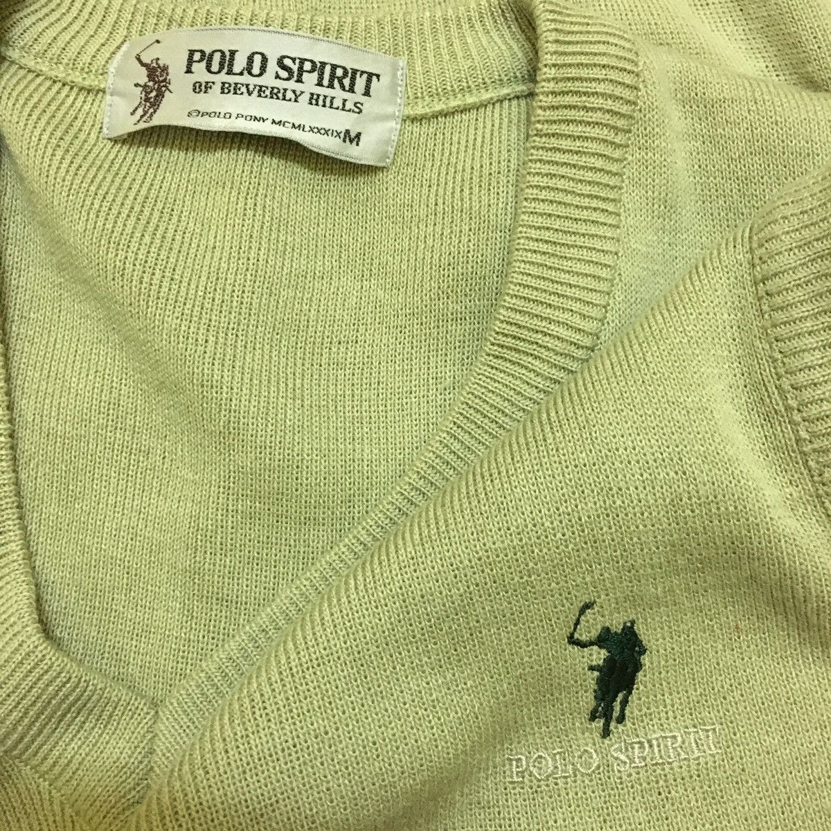 Other Polo Spirit V Neck Knit Vest Made in Japan Size US S / EU 44-46 / 1 - 4 Thumbnail