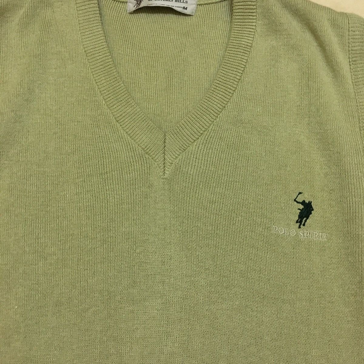 Other Polo Spirit V Neck Knit Vest Made in Japan Size US S / EU 44-46 / 1 - 3 Thumbnail