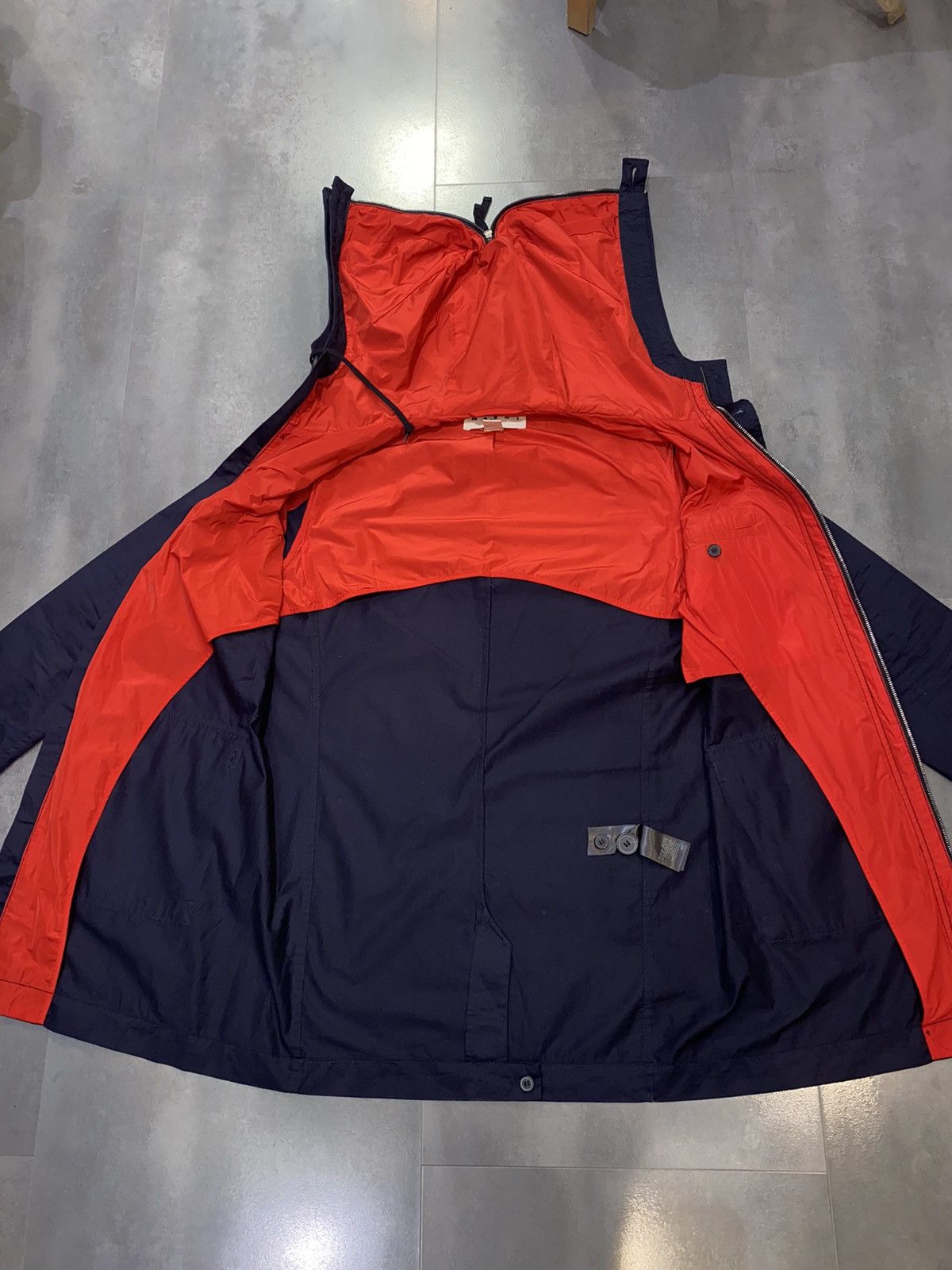 Marni SS12 Marni Technical Multipocket Dark Navy Parka Size US L / EU 52-54 / 3 - 14 Thumbnail