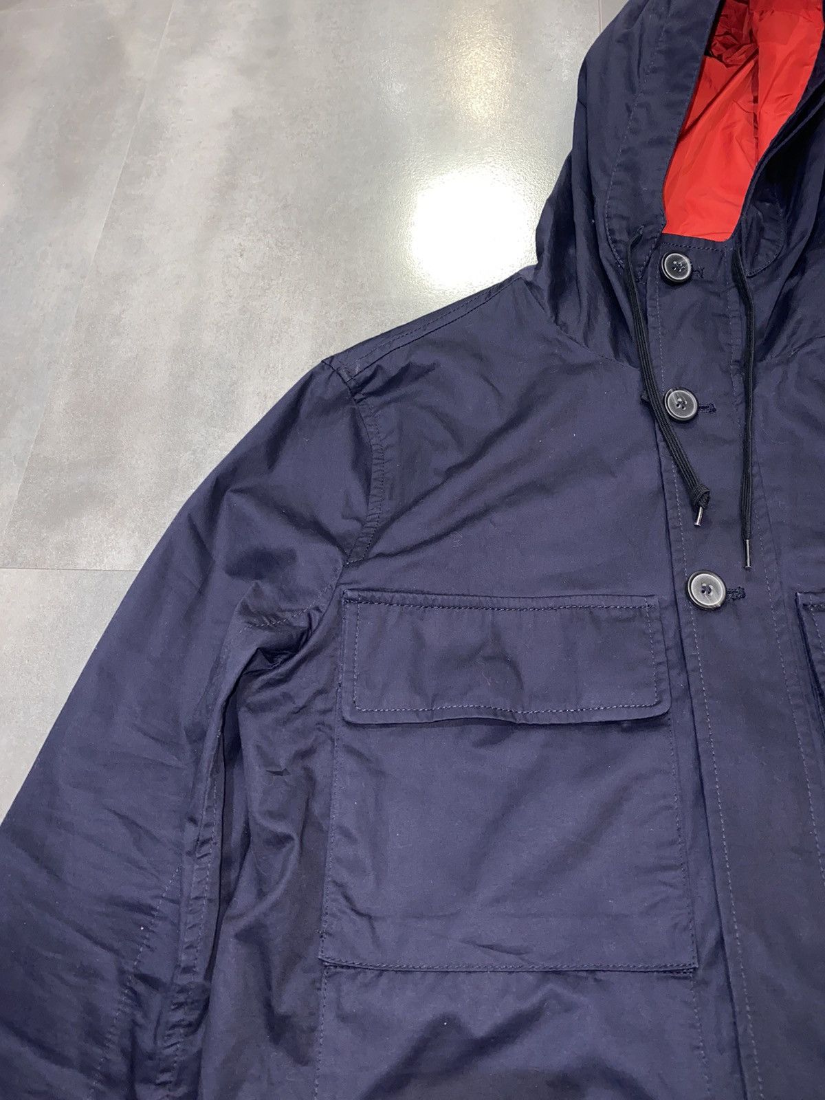 Marni SS12 Marni Technical Multipocket Dark Navy Parka Size US L / EU 52-54 / 3 - 13 Thumbnail