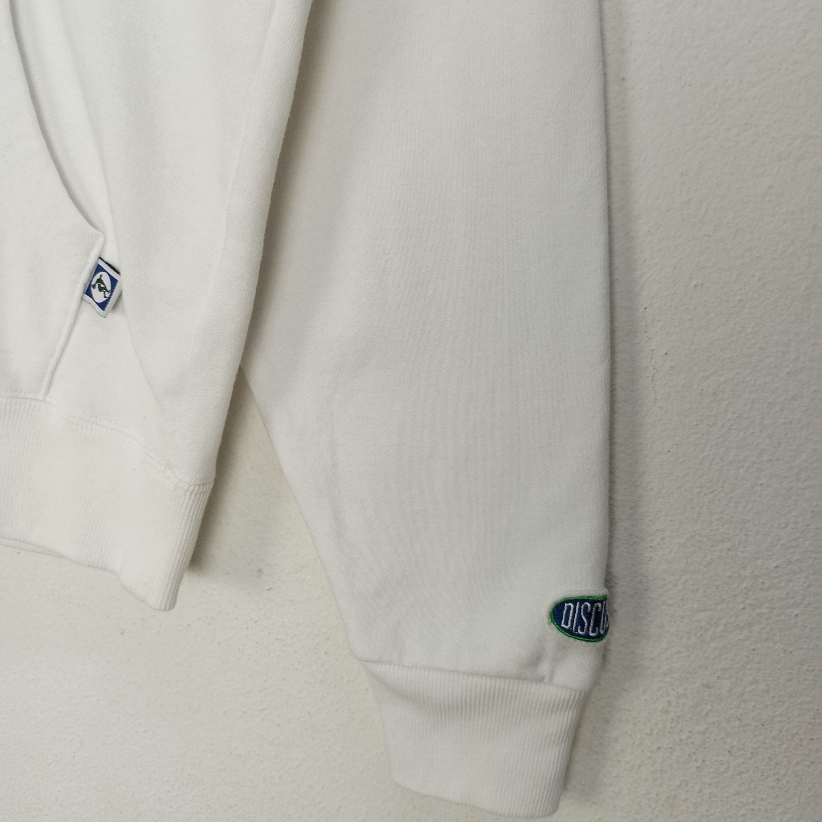 Japanese Brand Vintage DISCUS ATHLETIC Hoodie White colour Size US M / EU 48-50 / 2 - 4 Thumbnail
