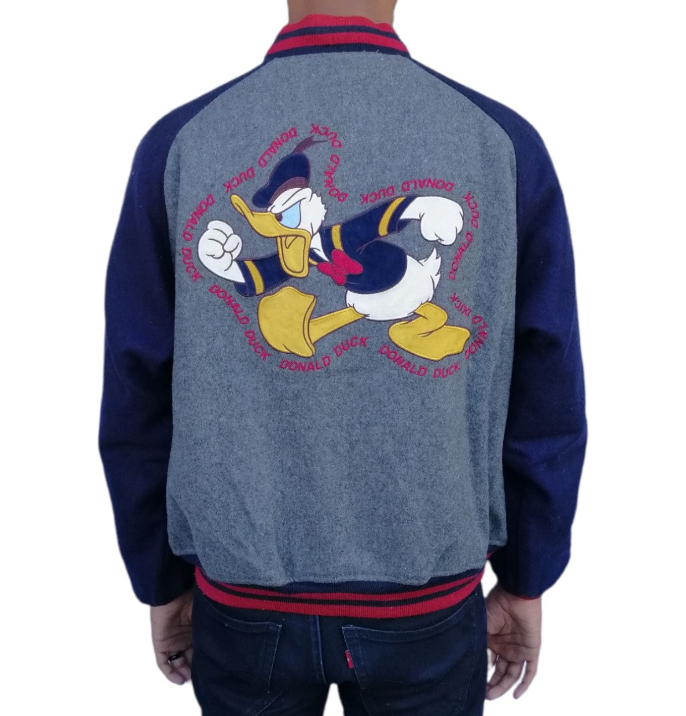 Disney Vintage Disney Donald Duck Varsity Jacket Size US M / EU 48-50 / 2 - 8 Thumbnail