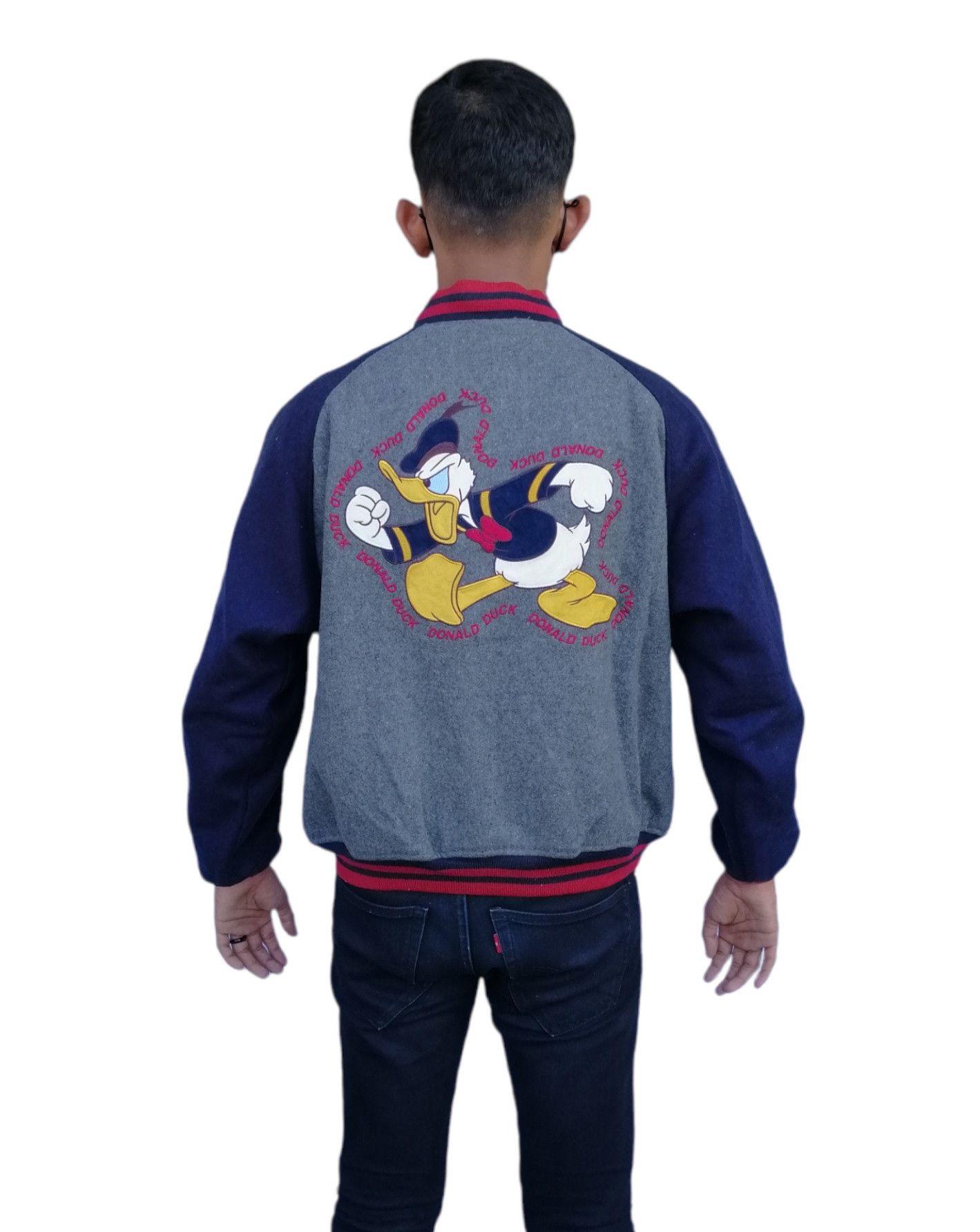 Disney Vintage Disney Donald Duck Varsity Jacket Size US M / EU 48-50 / 2 - 7 Thumbnail