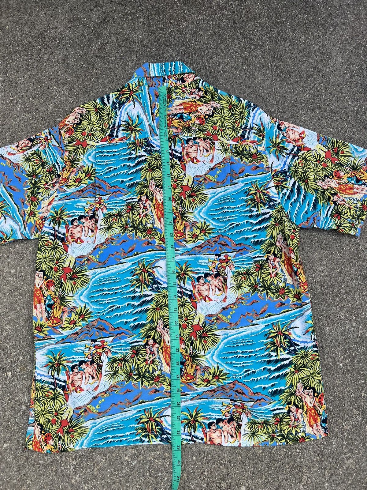 Vintage Vintage Kamehameha Hula Girl Fisherman Hawaiian Rayon Shirt Size US M / EU 48-50 / 2 - 4 Thumbnail