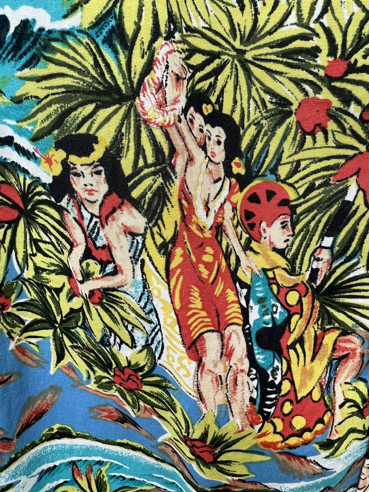 Vintage Vintage Kamehameha Hula Girl Fisherman Hawaiian Rayon Shirt Size US M / EU 48-50 / 2 - 13 Thumbnail