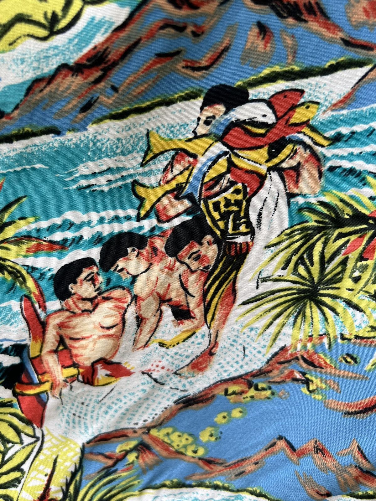 Vintage Vintage Kamehameha Hula Girl Fisherman Hawaiian Rayon Shirt Size US M / EU 48-50 / 2 - 11 Thumbnail