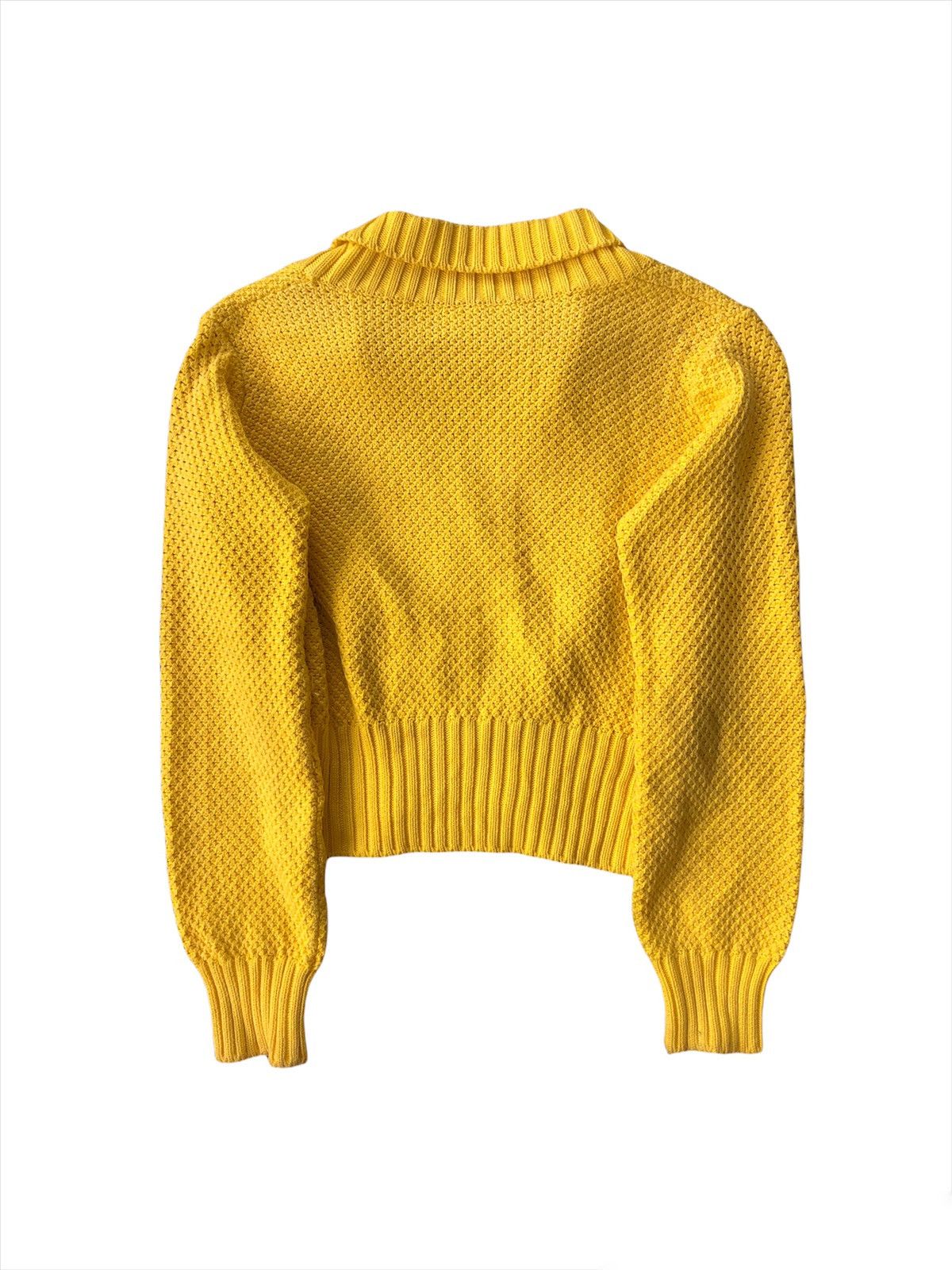 Vivienne Westwood 1970s Vivienne Westwood 🇮🇹 Logo Button Crop Knit Sweater Size US S / EU 44-46 / 1 - 2 Thumbnail
