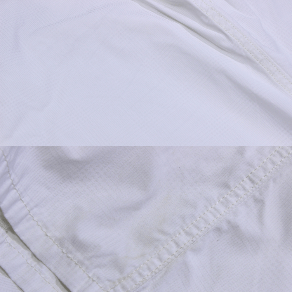Karl Lagerfeld Lagerfeld White Textured Chino Pants Size US 32 / EU 48 - 9 Thumbnail