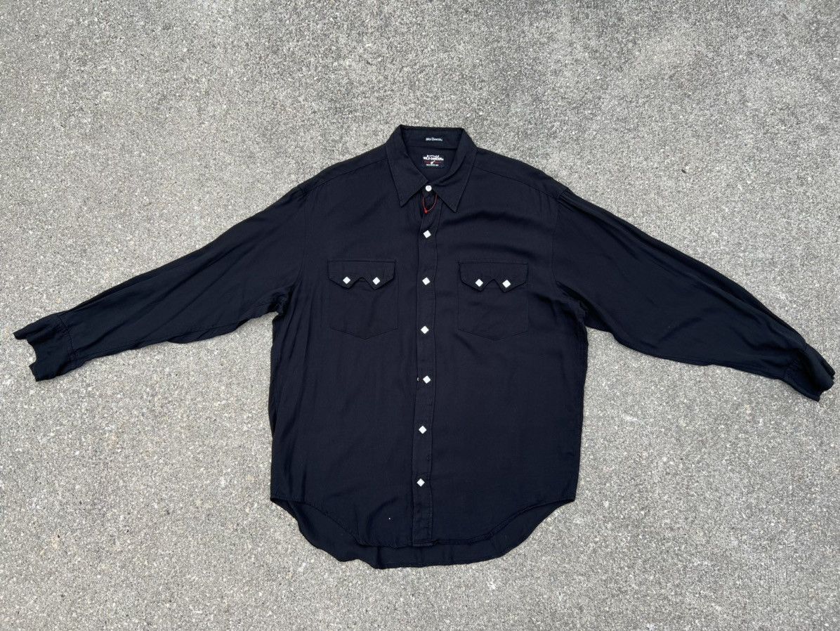 Vintage 90s Wild Dancer Hollywood Boy Rayon Western Shirt