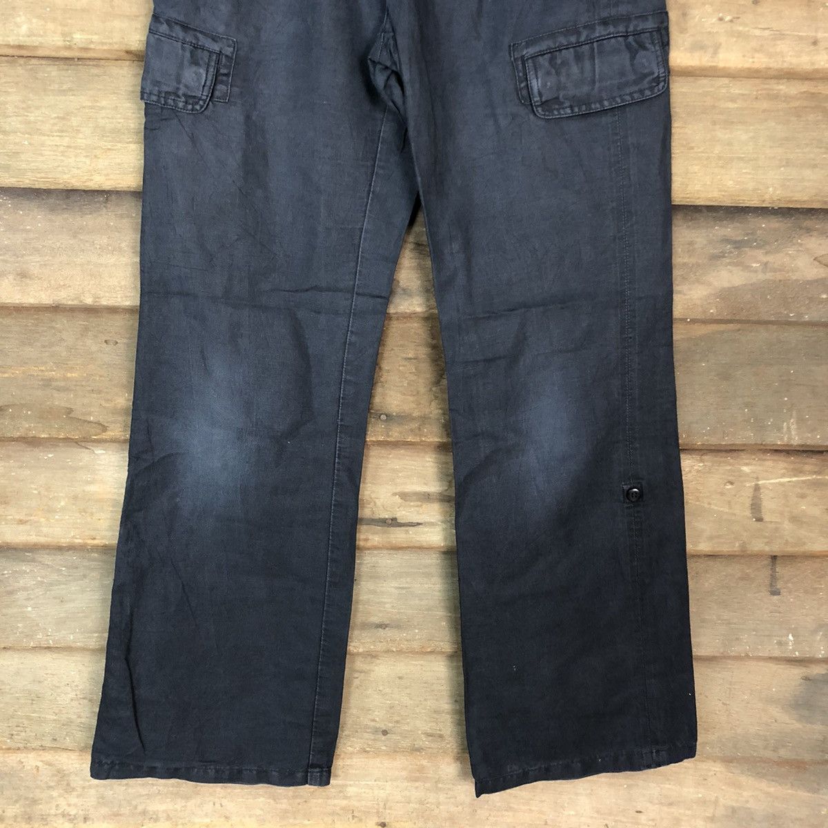 Lyle & Scott Lyle & Scott Blue Multipocket Cargo Pants #3379 Size US 27 - 3 Thumbnail