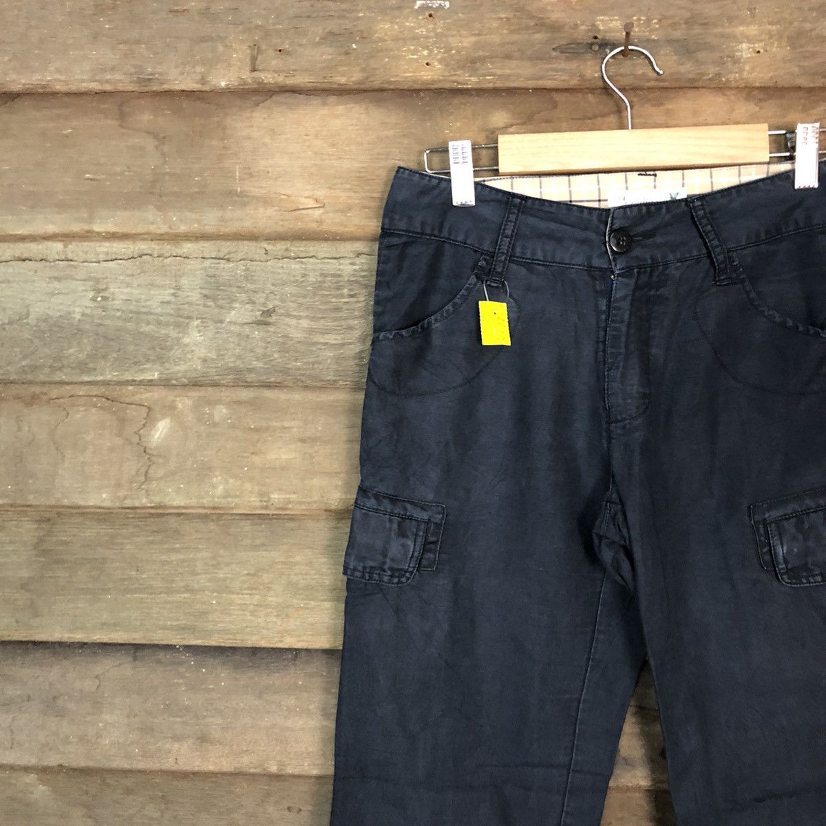 Lyle & Scott Lyle & Scott Blue Multipocket Cargo Pants #3379 Size US 27 - 6 Thumbnail