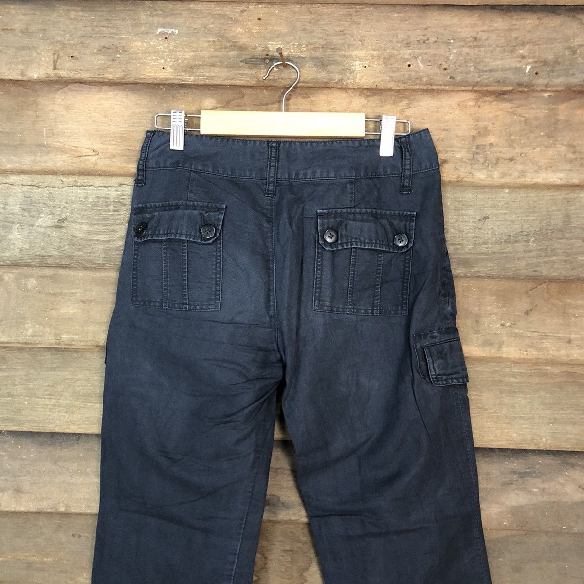 Lyle & Scott Lyle & Scott Blue Multipocket Cargo Pants #3379 Size US 27 - 11 Thumbnail