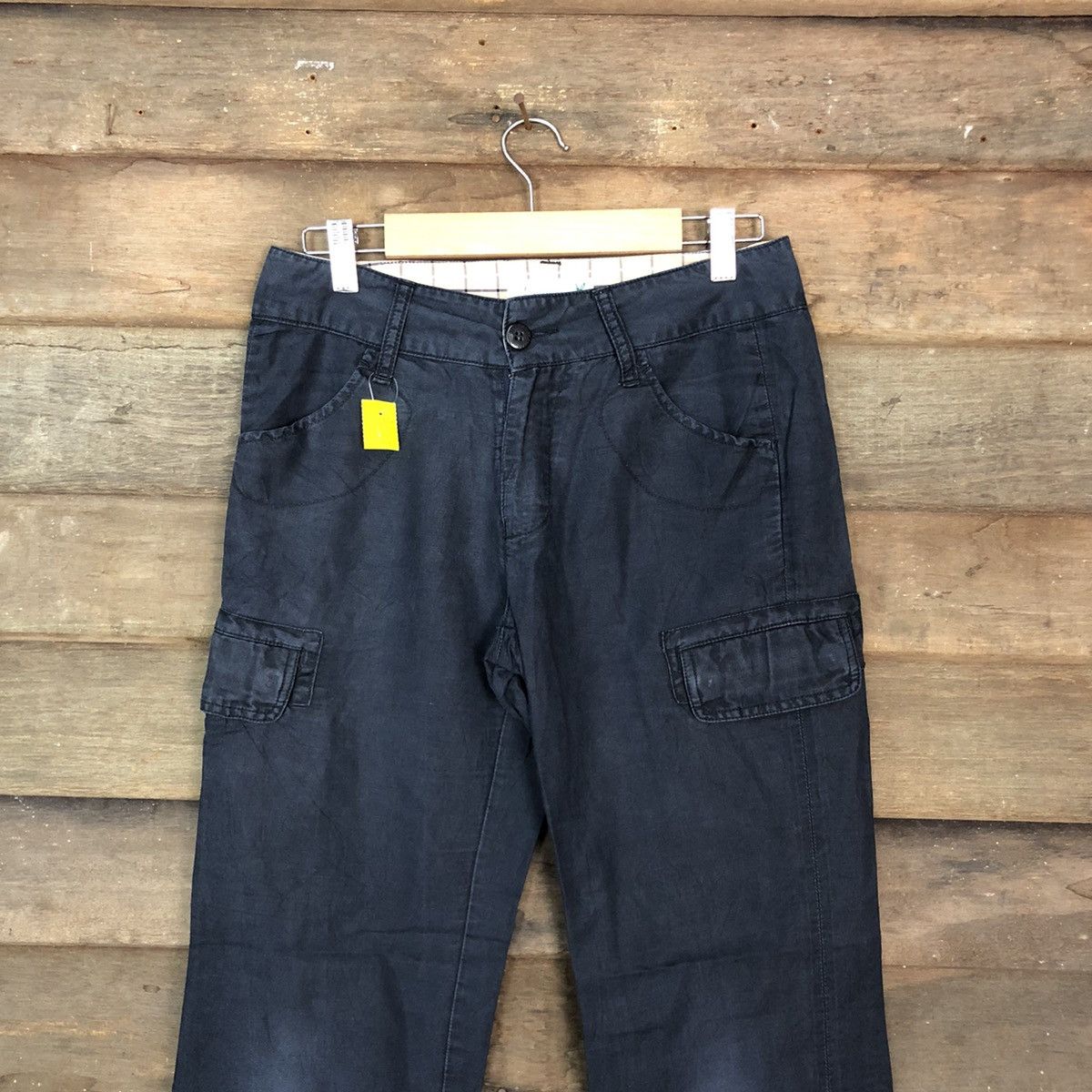Lyle & Scott Lyle & Scott Blue Multipocket Cargo Pants #3379 Size US 27 - 2 Thumbnail