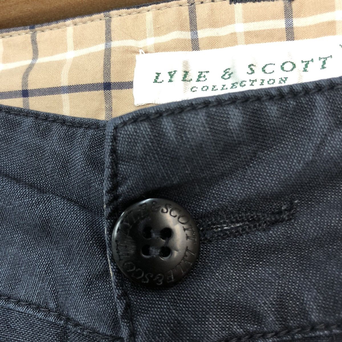 Lyle & Scott Lyle & Scott Blue Multipocket Cargo Pants #3379 Size US 27 - 8 Thumbnail